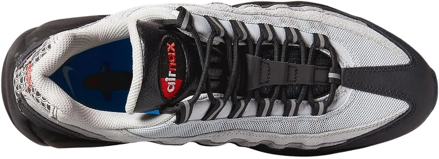 Nike Air Max 95 Men's Shoes, Size 8, Black White Pure Platinum - immagine 4