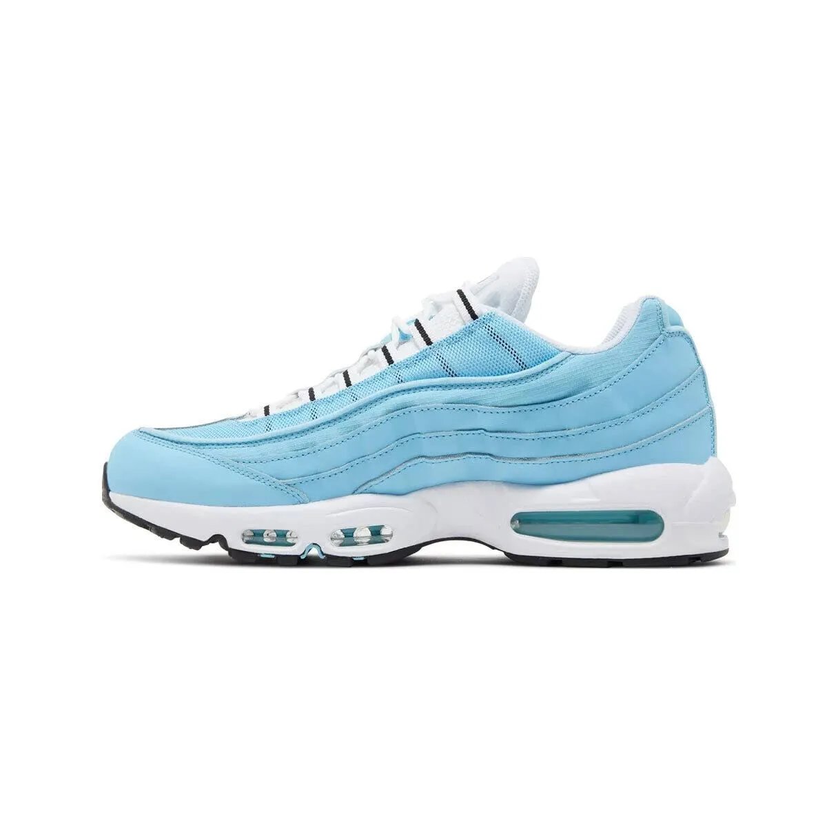 Nike AD Basic Crew Maglietta Sportiva da Uomo - University Blue Bianco Nero - 41 EU - immagine 2