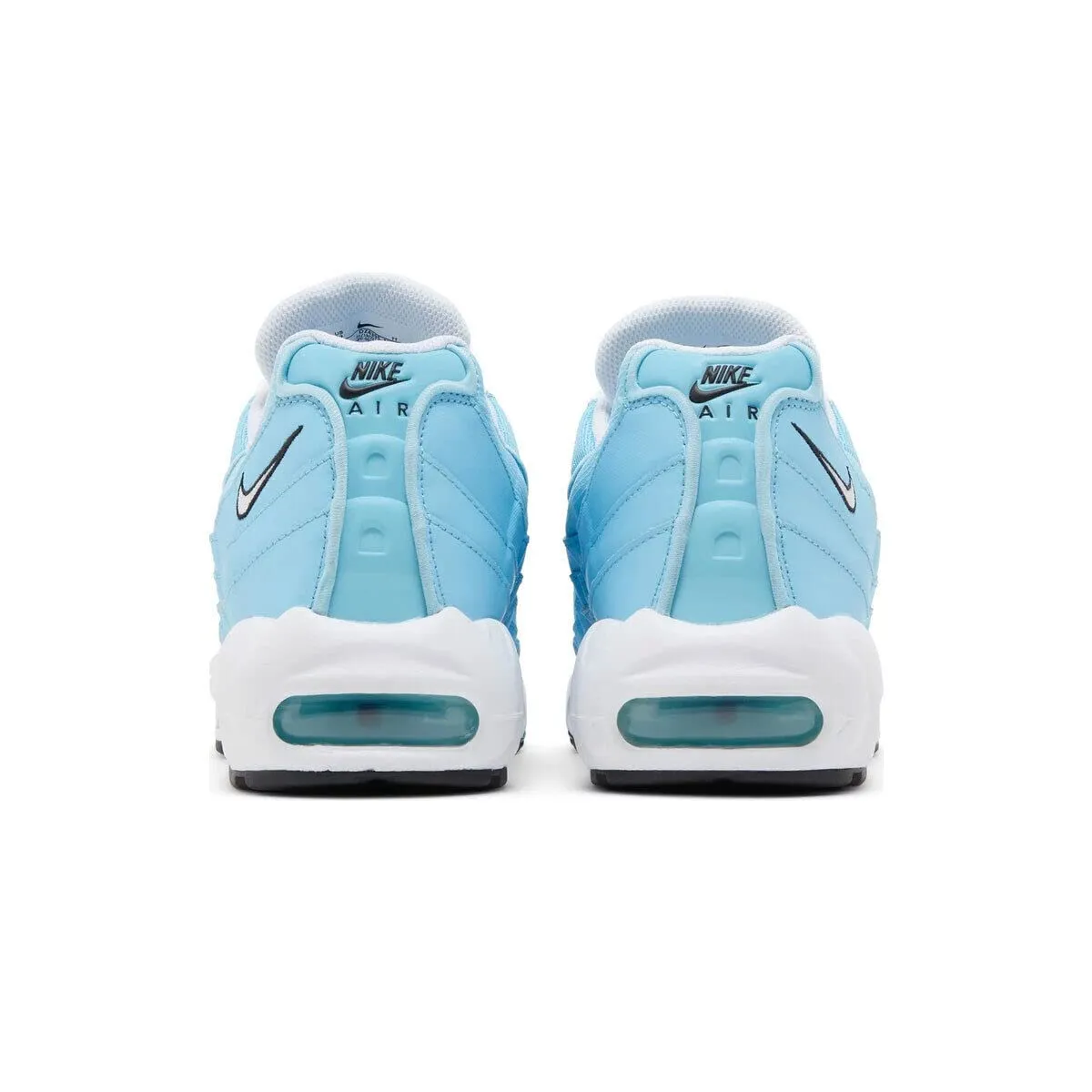 Nike AD Basic Crew Maglietta Sportiva da Uomo - University Blue Bianco Nero - 41 EU - immagine 4
