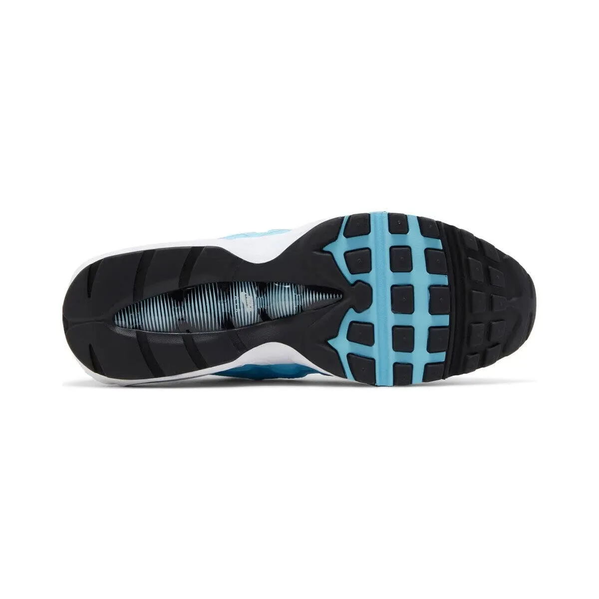 Nike AD Basic Crew Maglietta Sportiva da Uomo - University Blue Bianco Nero - 41 EU - immagine 5
