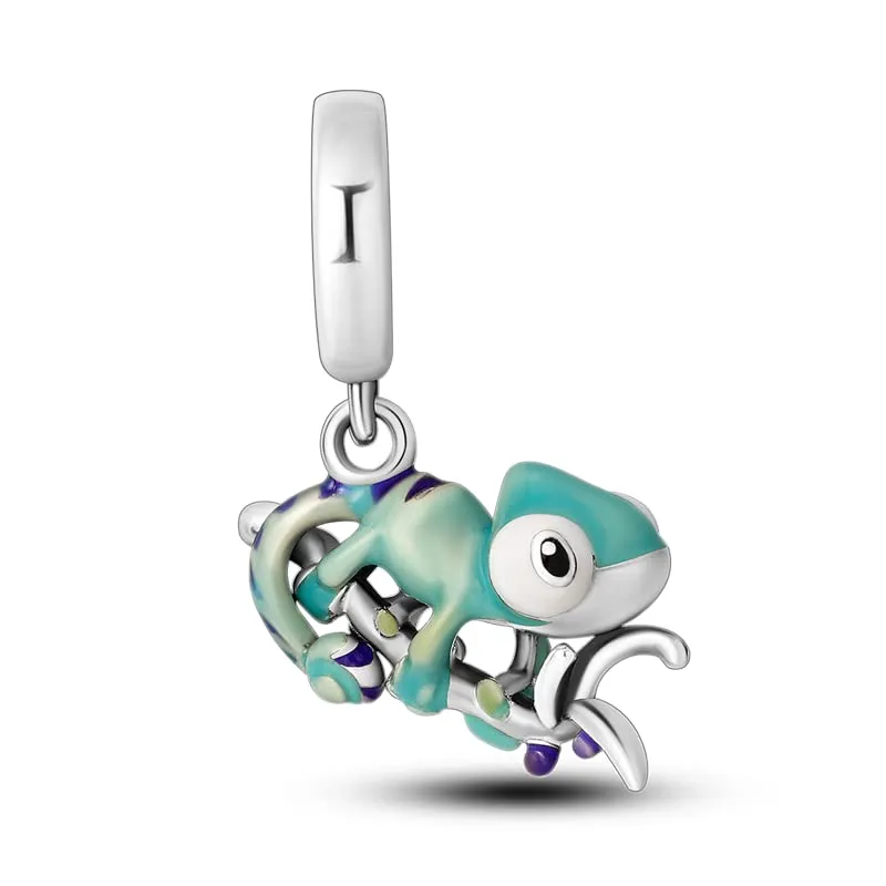 TINSLO Bead Charm Ciondolo Argento Sterling 925 con Cubic Zirconia per Braccialetti e Collane Europei - immagine 1