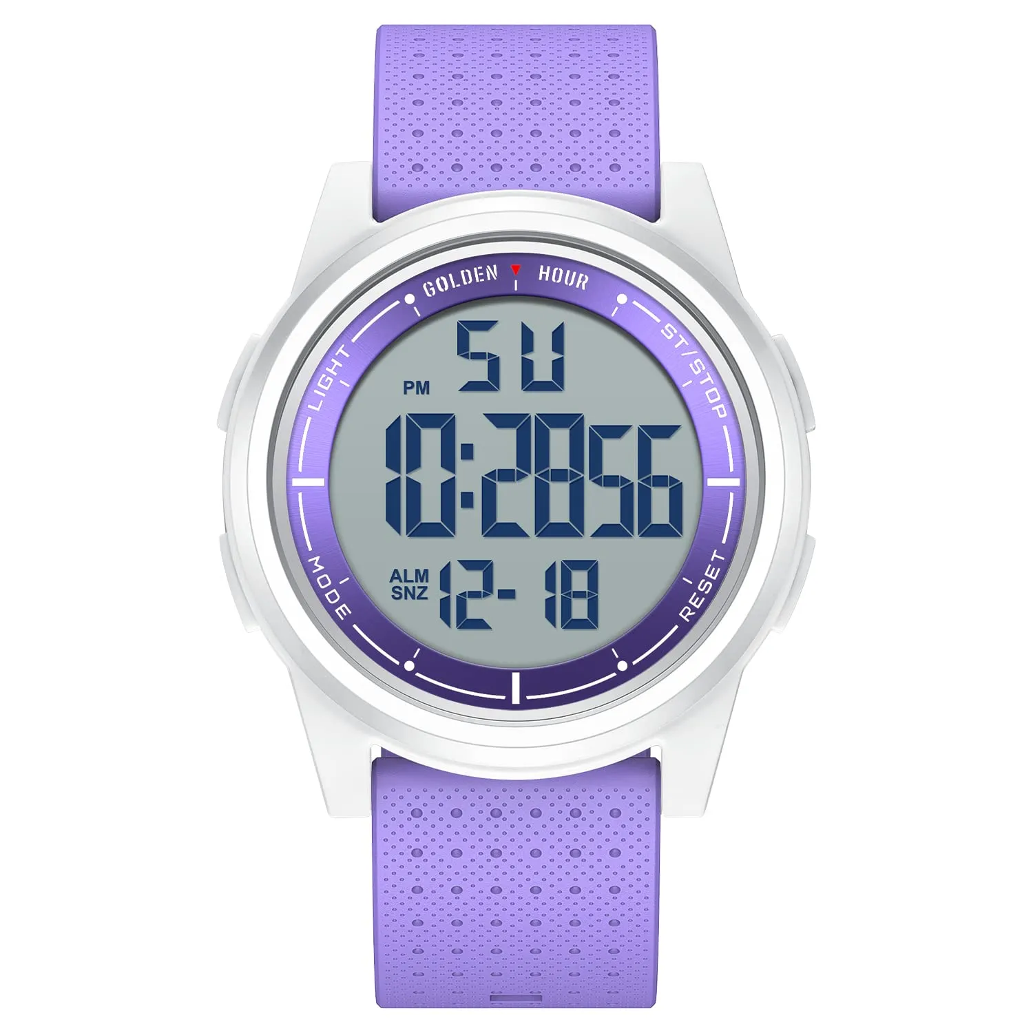 GOLDEN HOUR GH-1313 Orologio Digitale Ultra-Sottile Minimalista Sport Impermeabile per Uomo e Donna - immagine 1