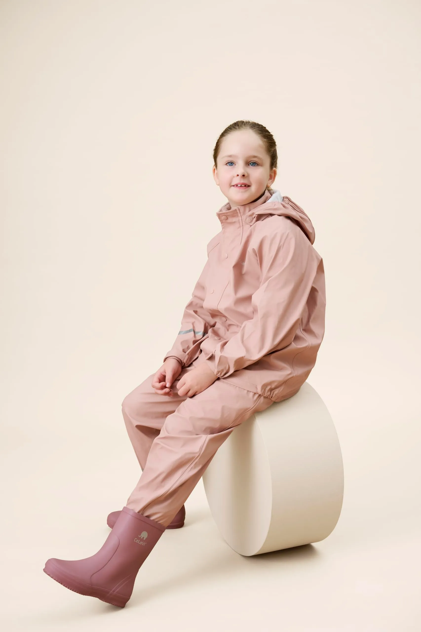 Celavi Basic Rainwear Set, PU, Burlwood, Size 80 - immagine 9