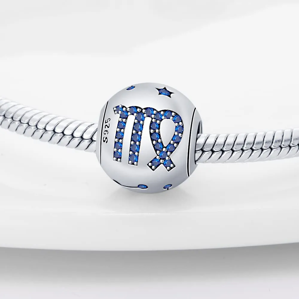 TINSLO Bead Charm in Argento Sterling 925 con Cubic Zirconia, compatibile con braccialetti e collane Pandora e europei - immagine 2