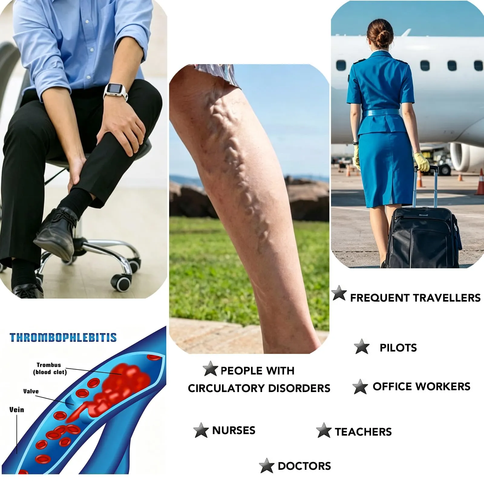 Rwest X Calze a Compressione Graduata per Donna e Uomo, Sport, Corsa, Escursioni e Viaggi - immagine 3