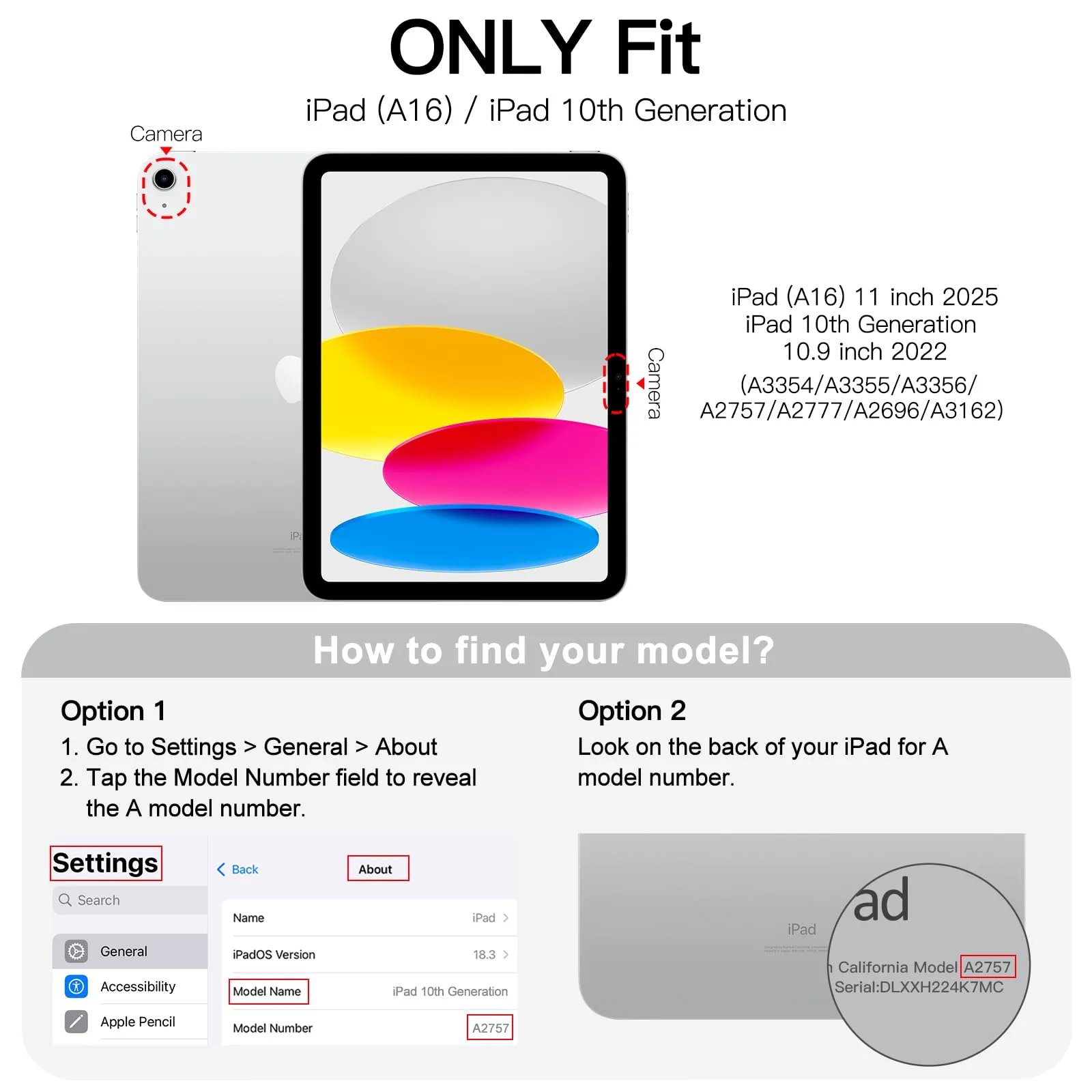 JETech Custodia per iPad 11ª/10ª Gen, Giallo - immagine 2