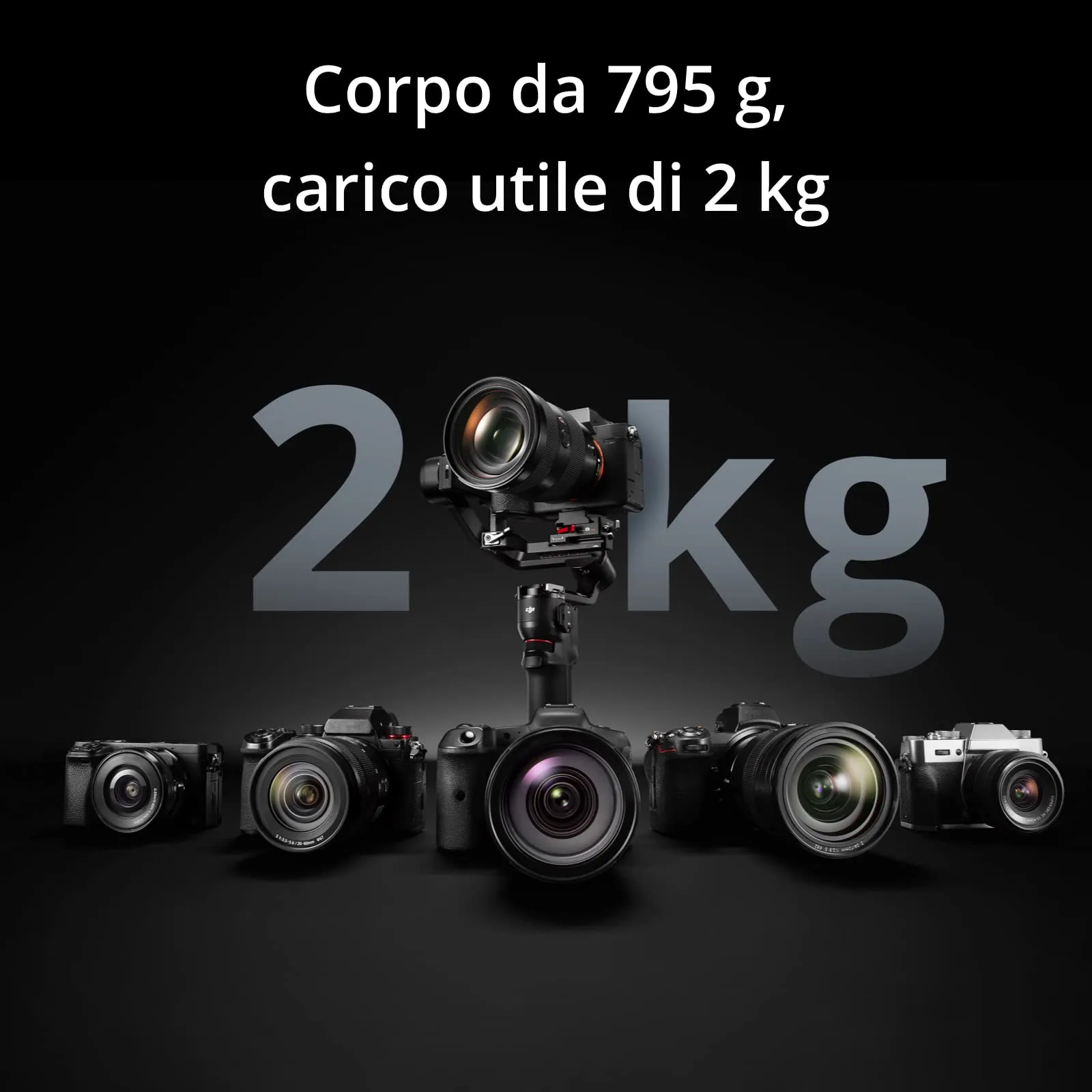 DJI RS 3 Mini Stabilizzatore per Fotocamera - immagine 2