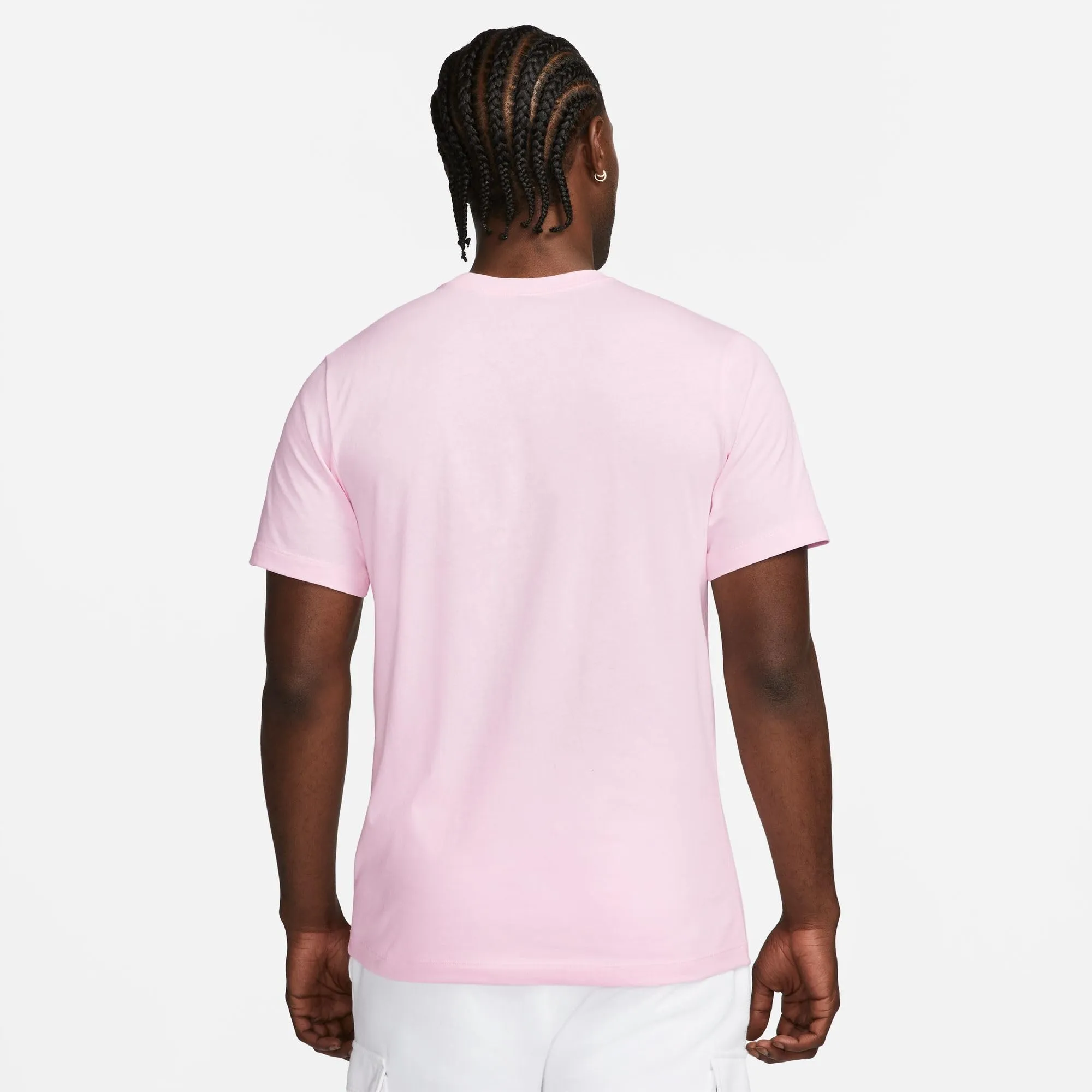 Nike Sportswear Club Maglietta da Uomo AR4997-665 Pink Foam/White - immagine 2