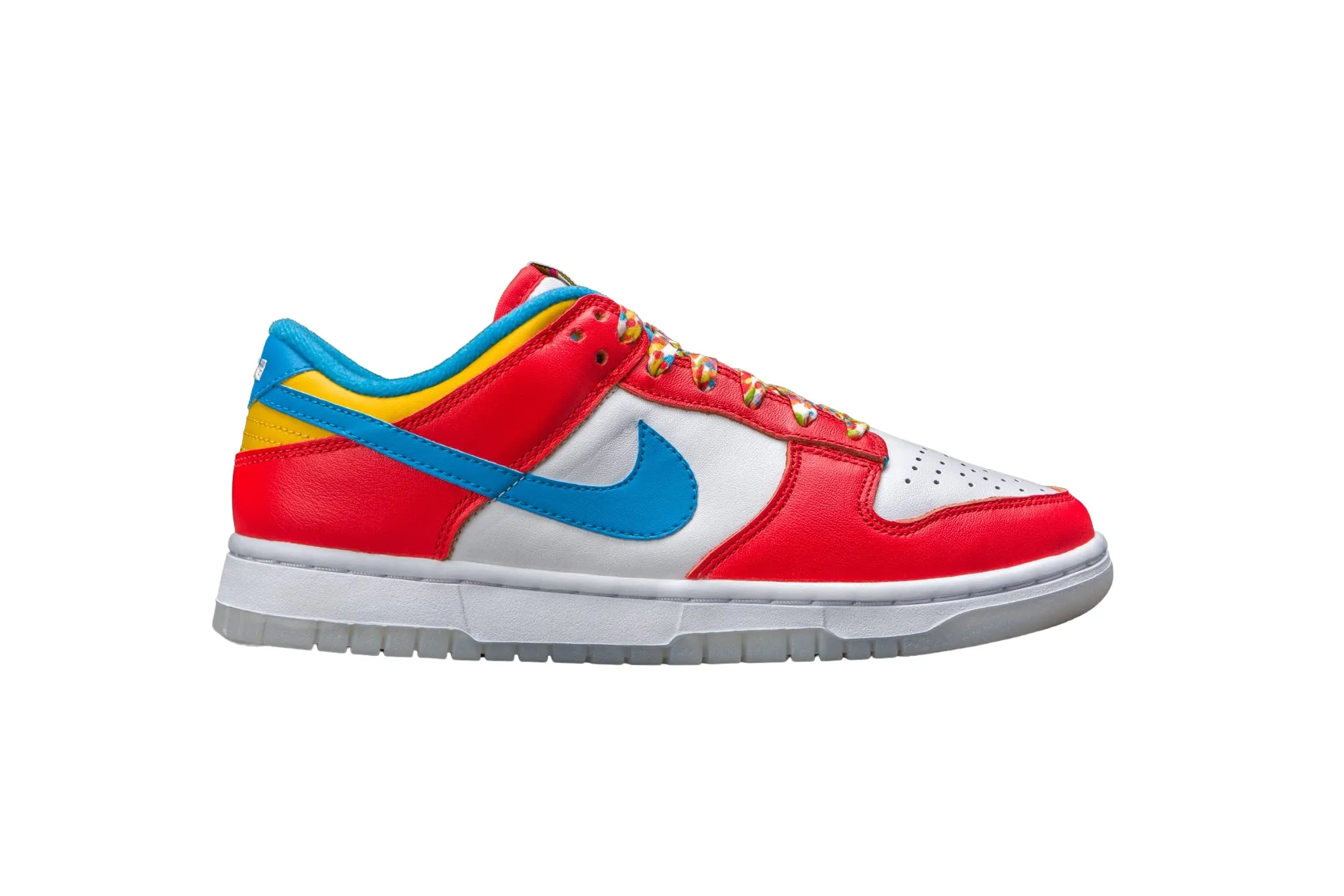 Nike Dunk Low QS Lebron James Fruity Pebbles DH8009-600 Size 47.5 - immagine 1