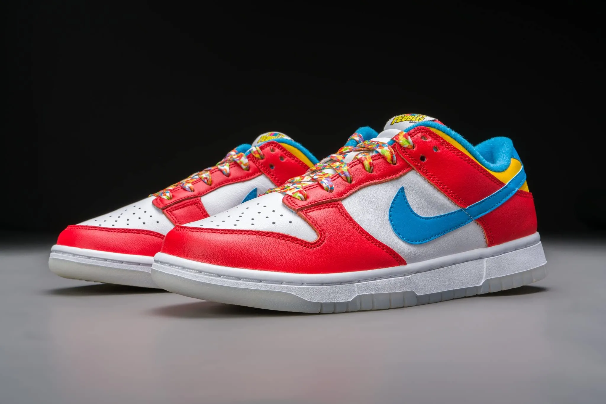 Nike Dunk Low QS Lebron James Fruity Pebbles DH8009-600 Size 47.5 - immagine 2