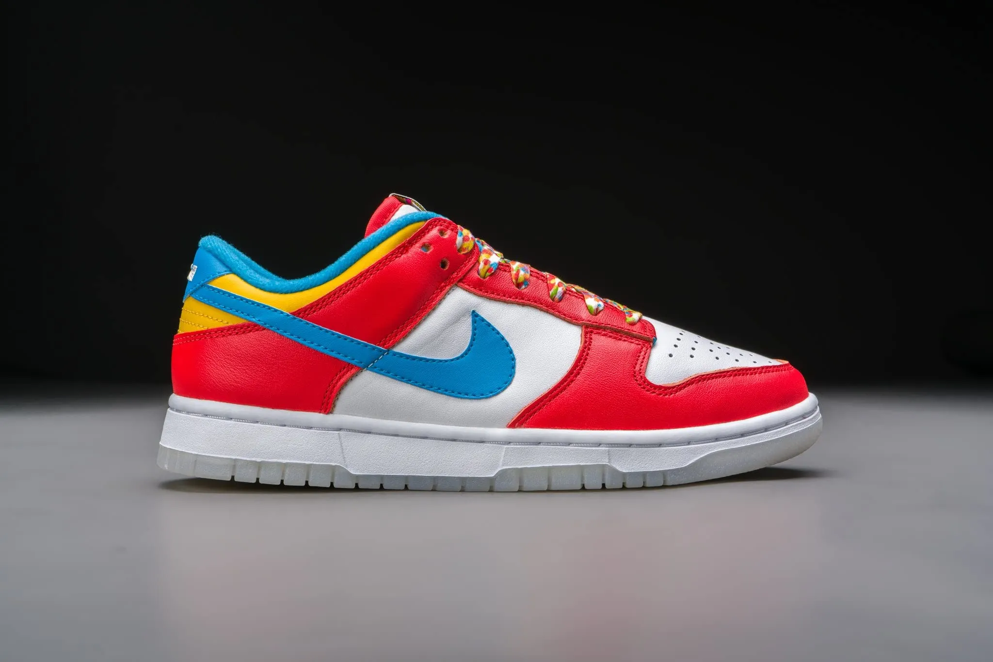 Nike Dunk Low QS Lebron James Fruity Pebbles DH8009-600 Size 47.5 - immagine 3