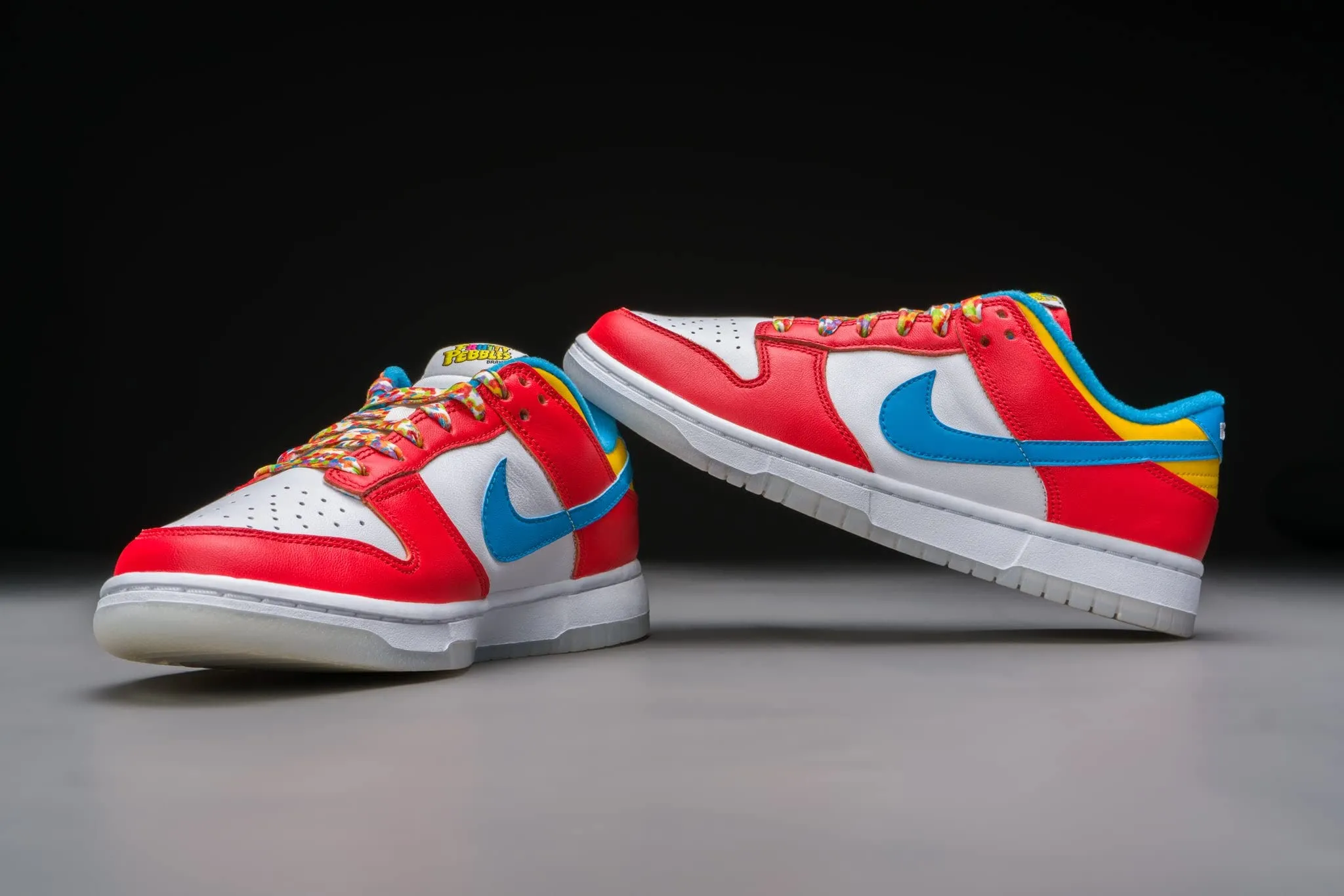 Nike Dunk Low QS Lebron James Fruity Pebbles DH8009-600 Size 47.5 - immagine 4