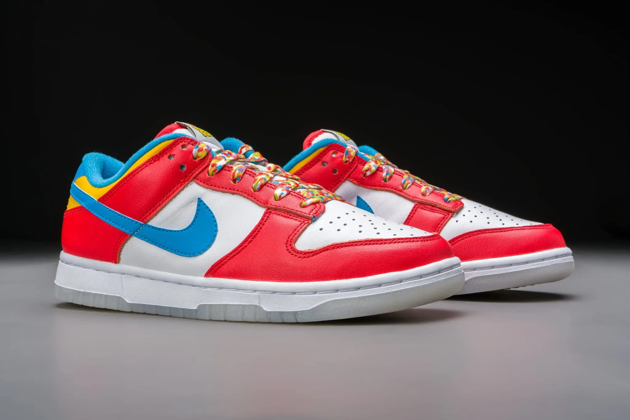 Nike Dunk Low QS Lebron James Fruity Pebbles DH8009-600 Size 47.5 - immagine 6