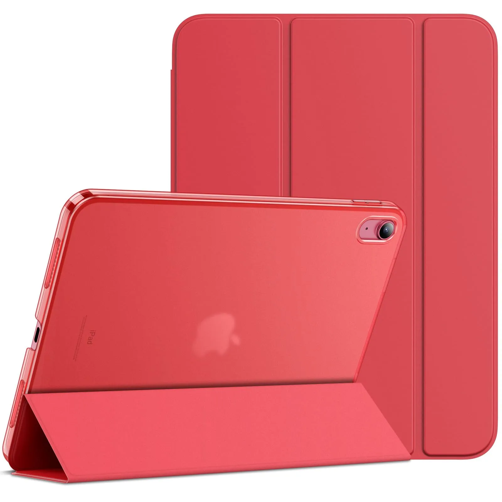 JETech Custodia per iPad 11ª/10ª Gen, Rosso - immagine 1