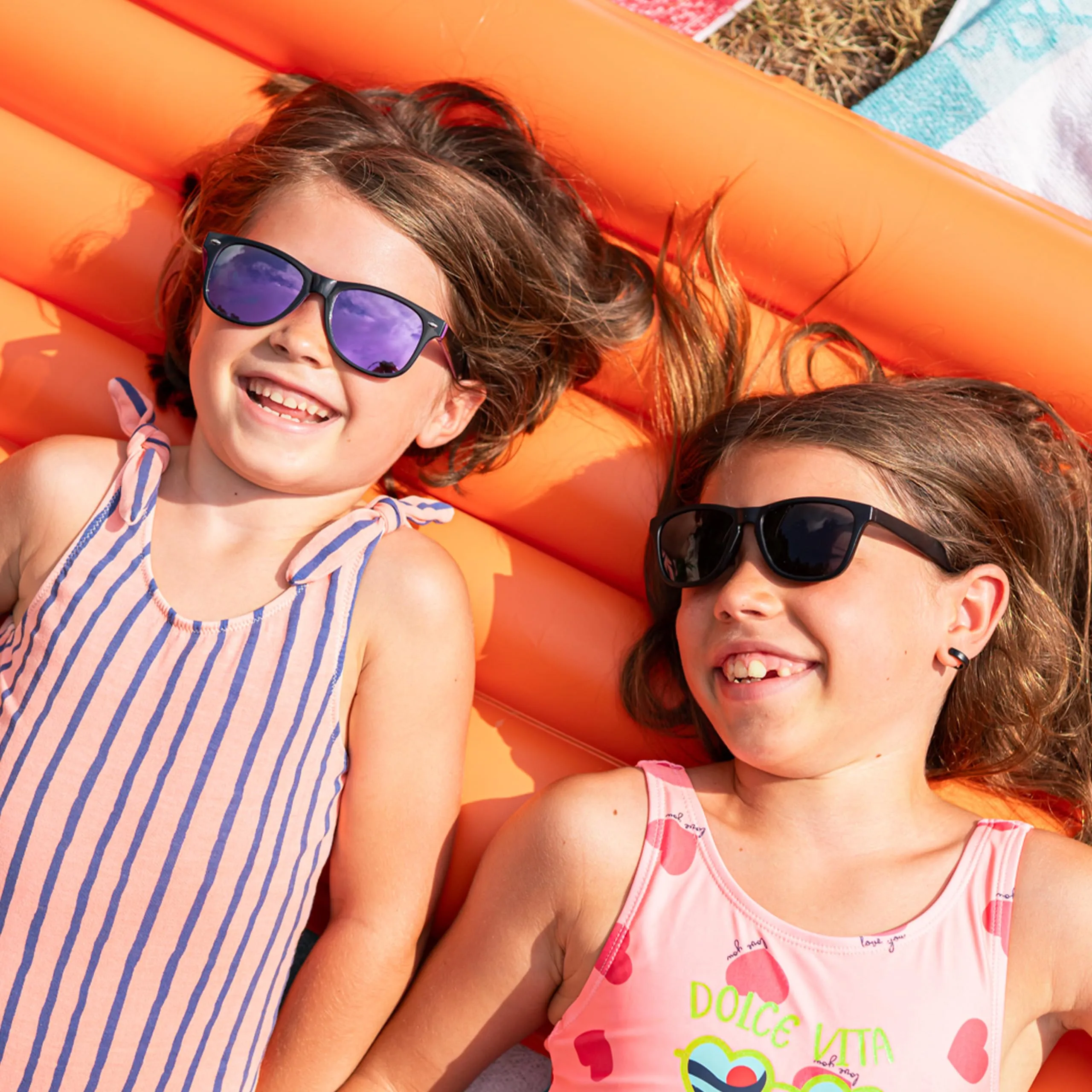 Kiddus Occhiali da Sole Polarizzati per Bambino e Bambina 4-7 Anni, UV400 CAT3, Montatura TR90 con Cordino Regolabile - immagine 6