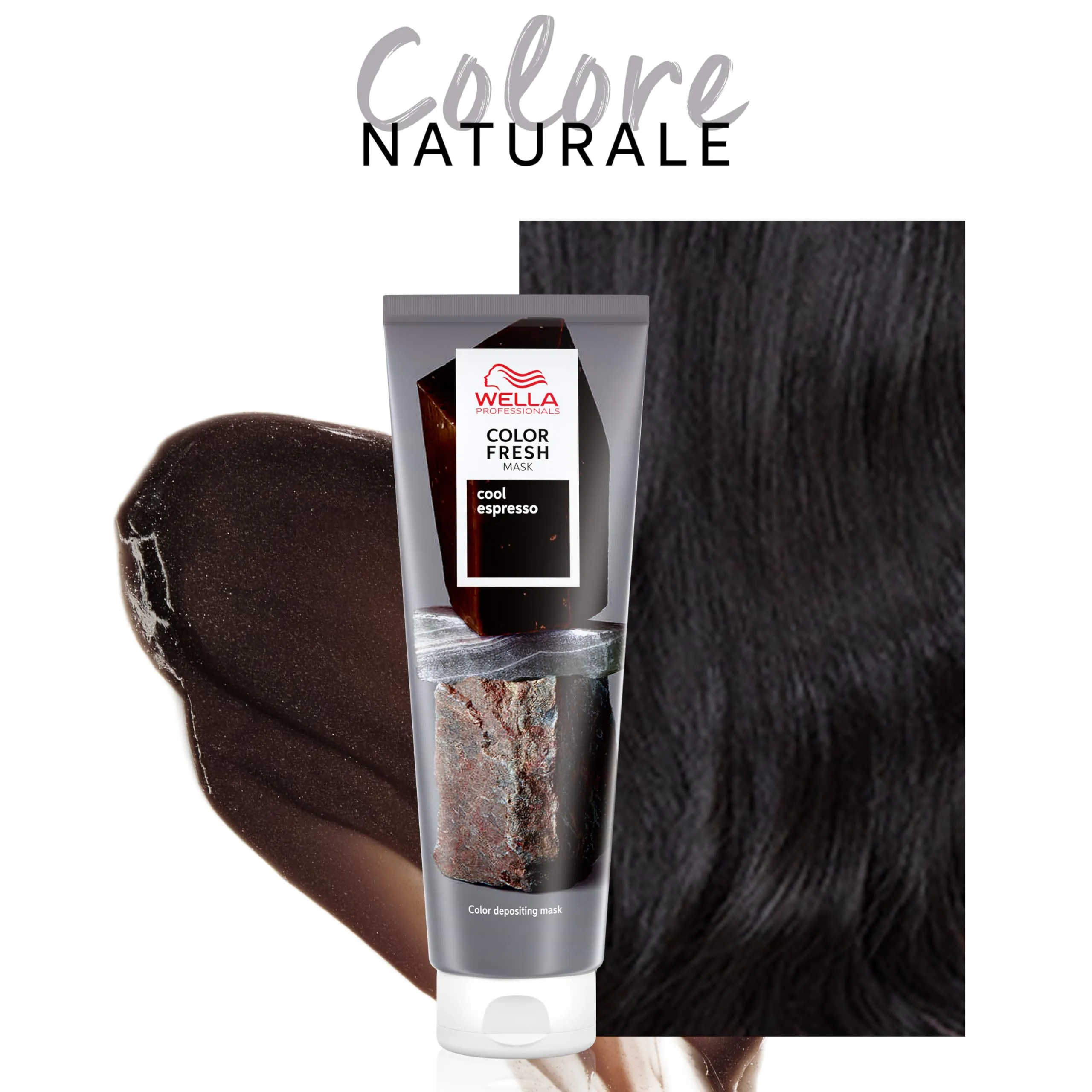 Wella Professionals Color Fresh Mask Cool Espresso, 150ml - immagine 4