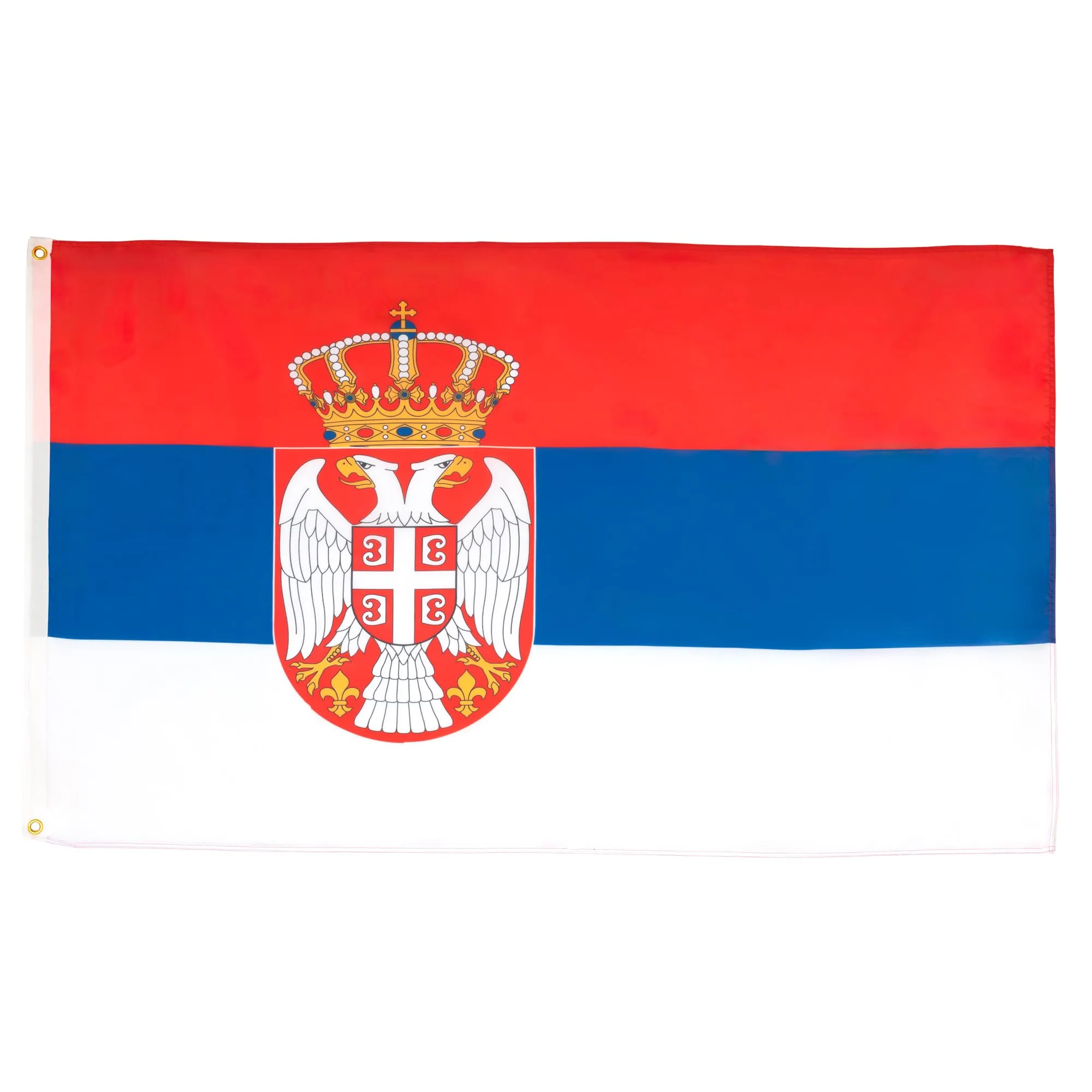 AZ FLAG Bandiera Serbia 90x60 cm Poliestere con 2 Occhielli - immagine 1