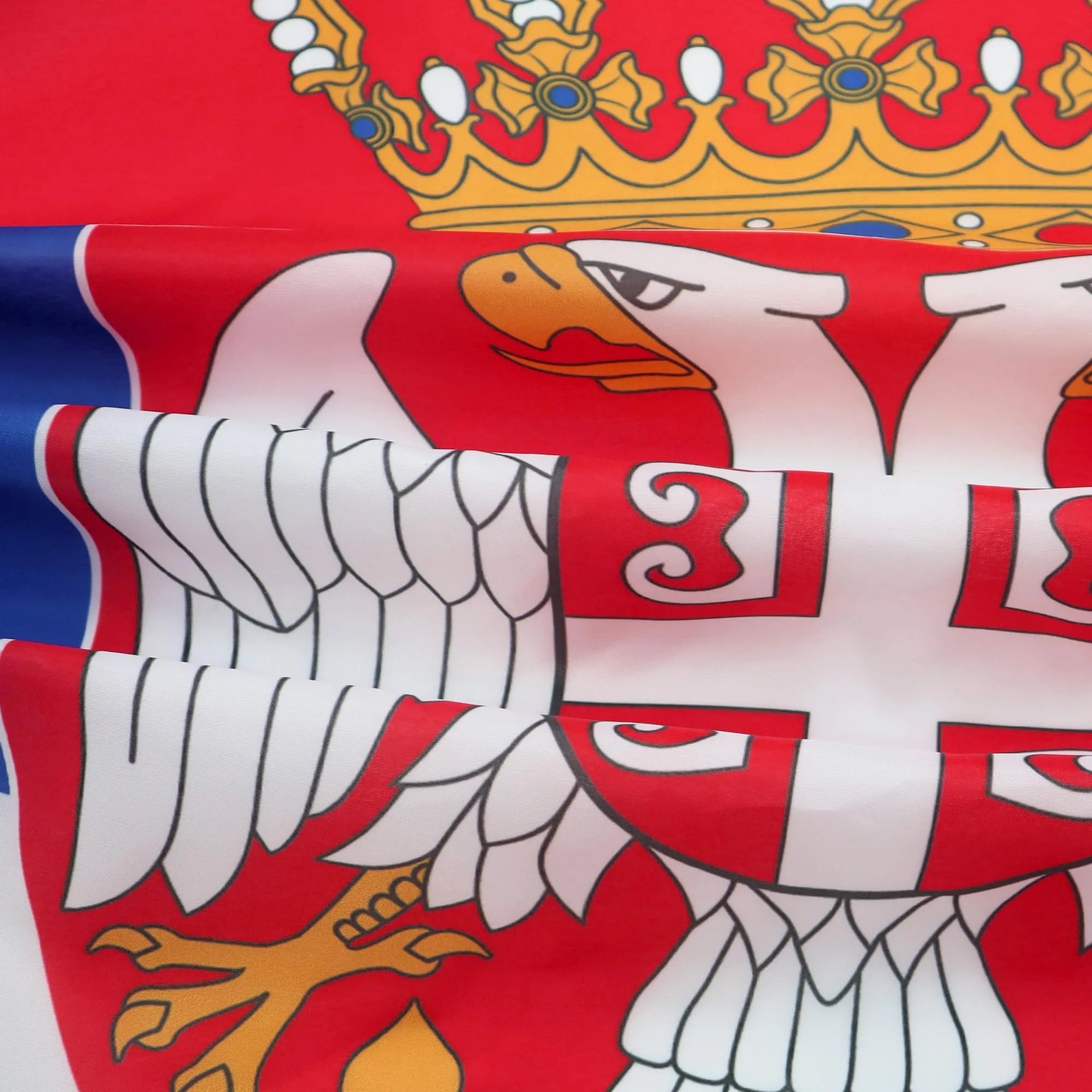 AZ FLAG Bandiera Serbia 90x60 cm Poliestere con 2 Occhielli - immagine 3