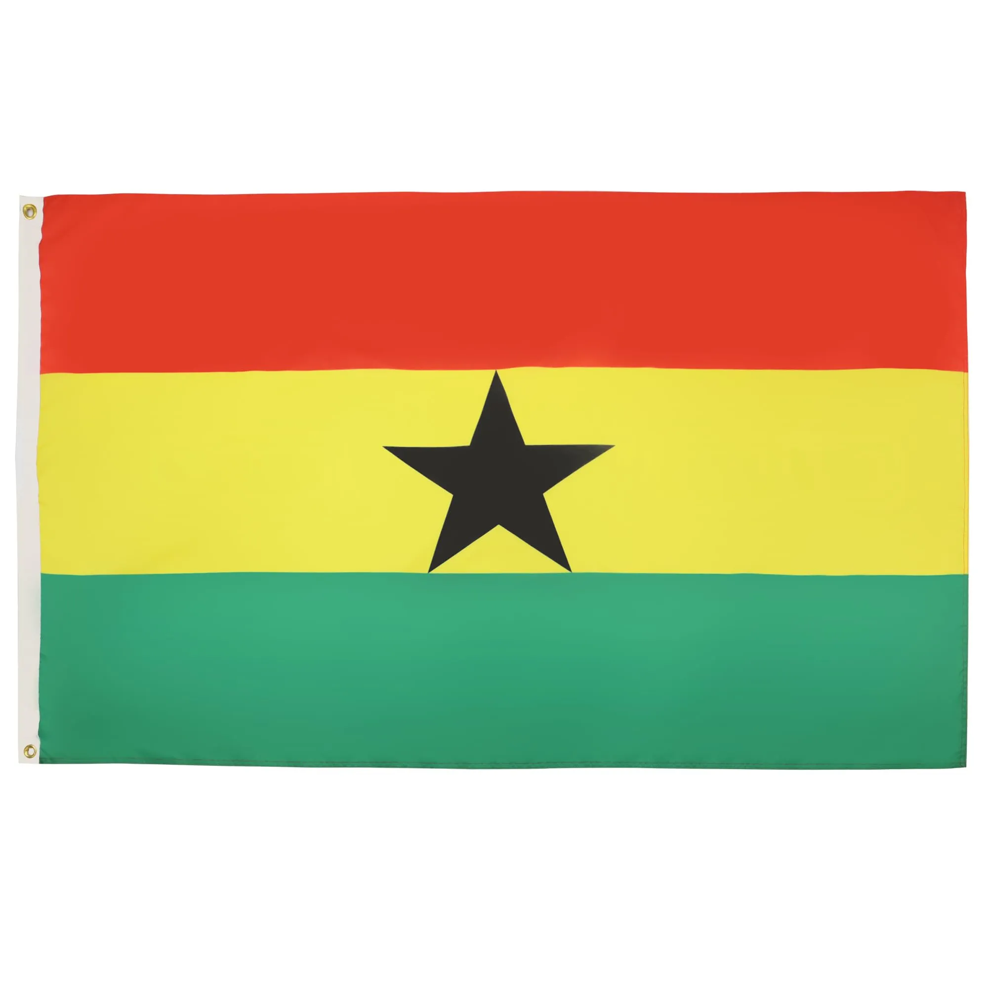 AZ FLAG Bandiera Ghana 90x60 cm in Poliestere con 2 Occhielli - immagine 1