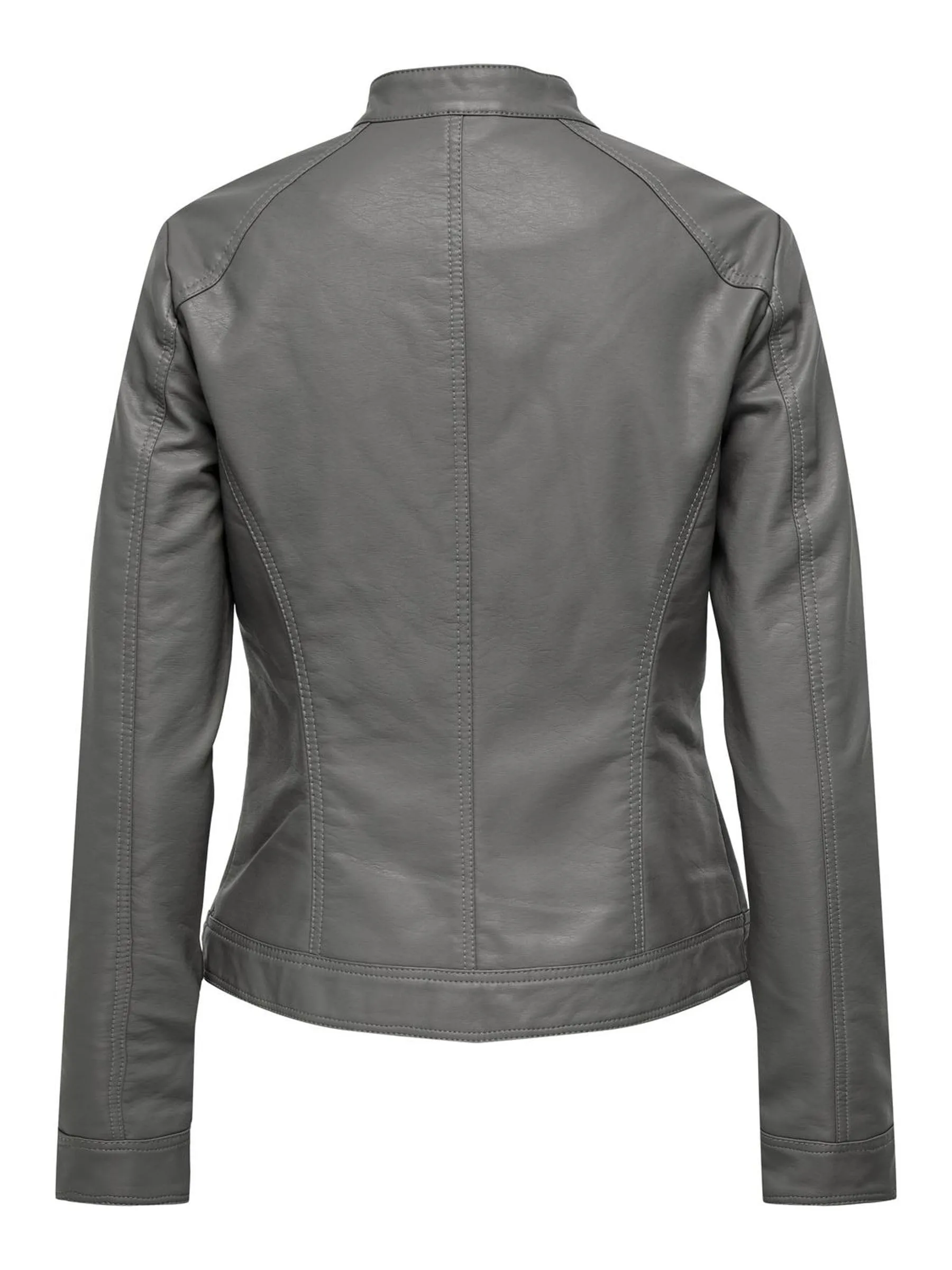 ONLY Bandit Biker Giacca in Finta Pelle, Plum Kitten, XS Donna - immagine 4