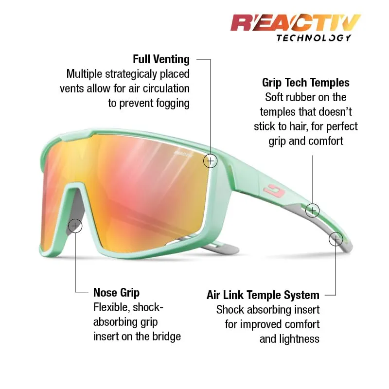 Julbo Fury Sunglasses, Verde/Gris, One Size - immagine 2