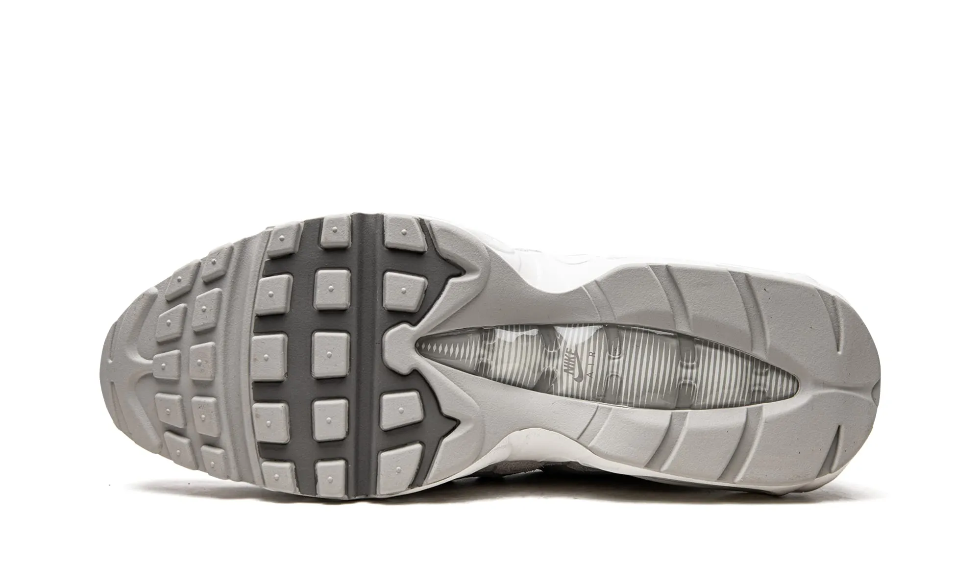Nike Air Max 95 DV2218 001 - Scarpe da uomo, Bianco Polvere Di Fotoni Grigio Vasto Blu, EU 49.5 - immagine 4