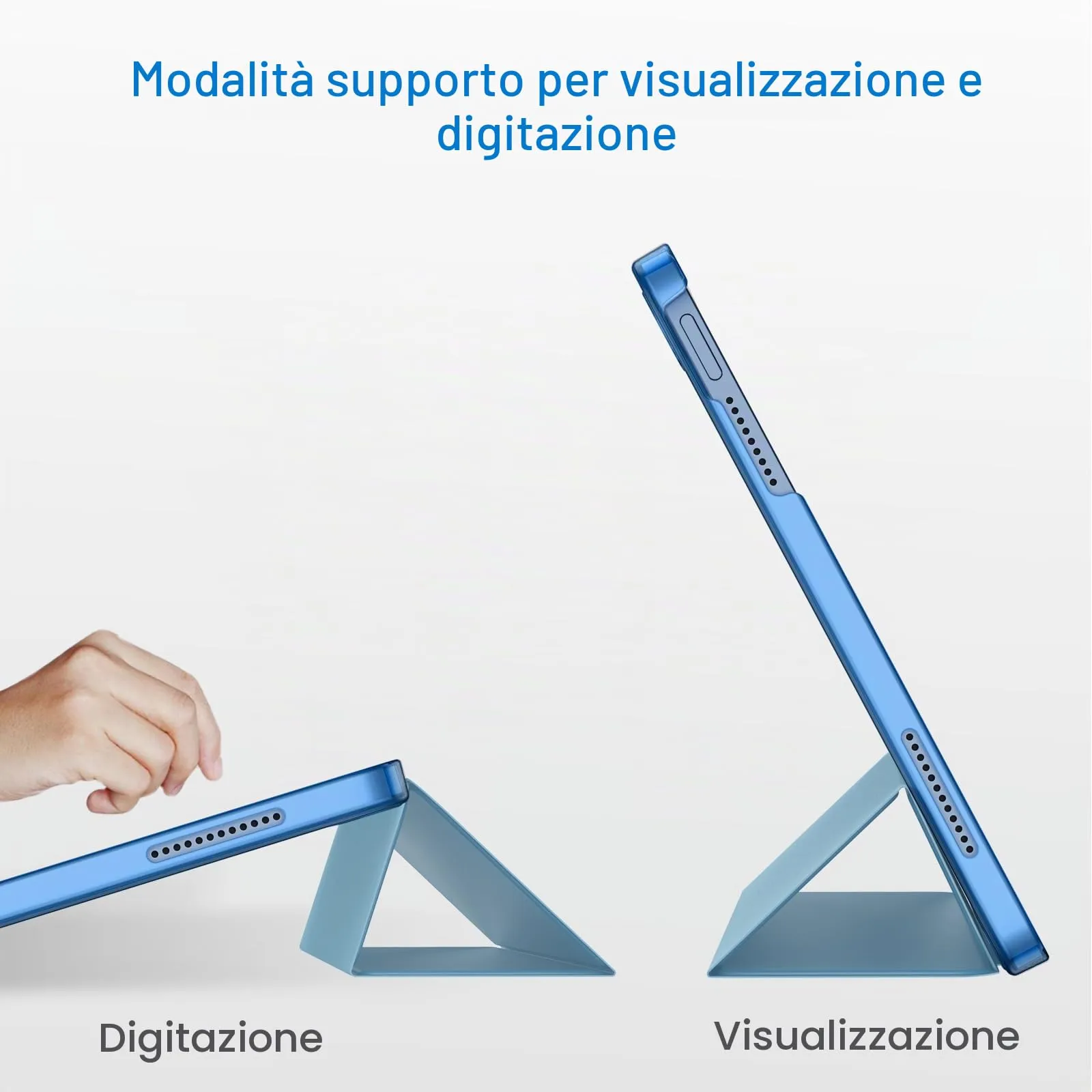 JETech Custodia per iPad 11ª/10ª Gen, Cielo Blu - immagine 5