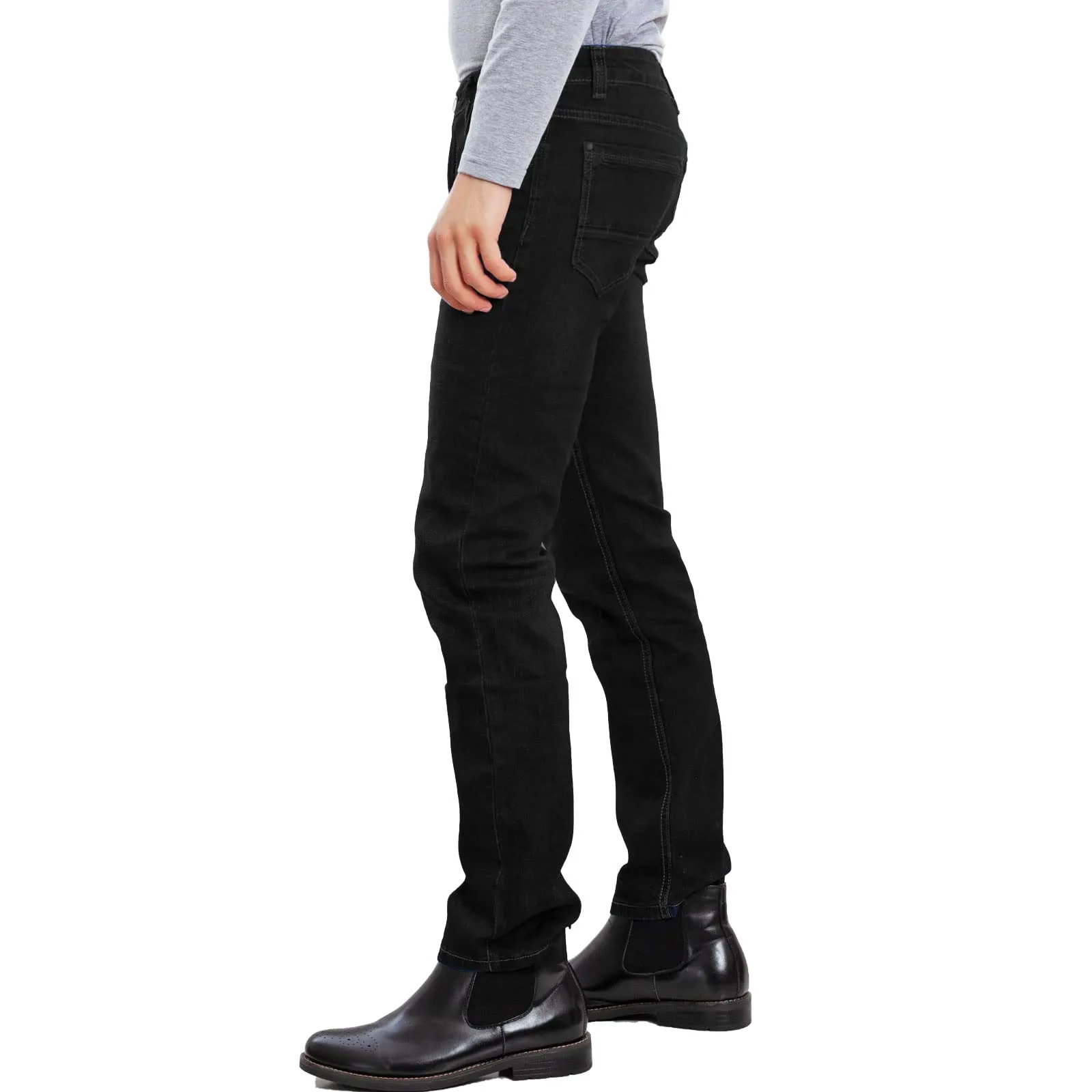 Toocool Jeans Uomo Regular Fit Denim LE-2487 Nero 48 - immagine 3