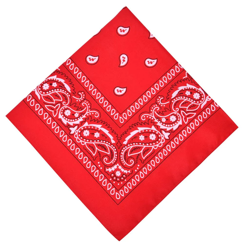 Aomig Bandana Paisley Multicolore, 55 x 55 cm - immagine 1
