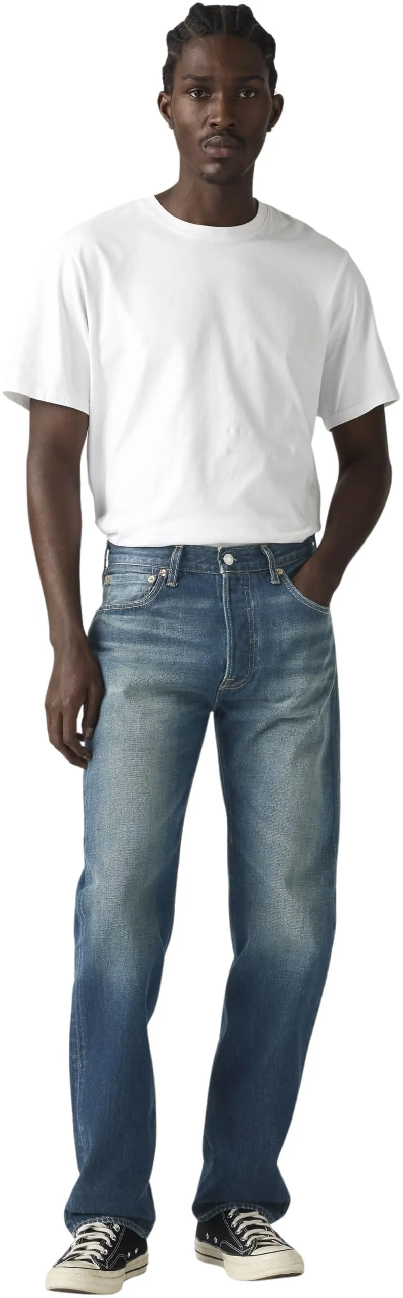 Levi's 501 Original Fit Jeans, Misty Lake, 29W / 32L - immagine 4