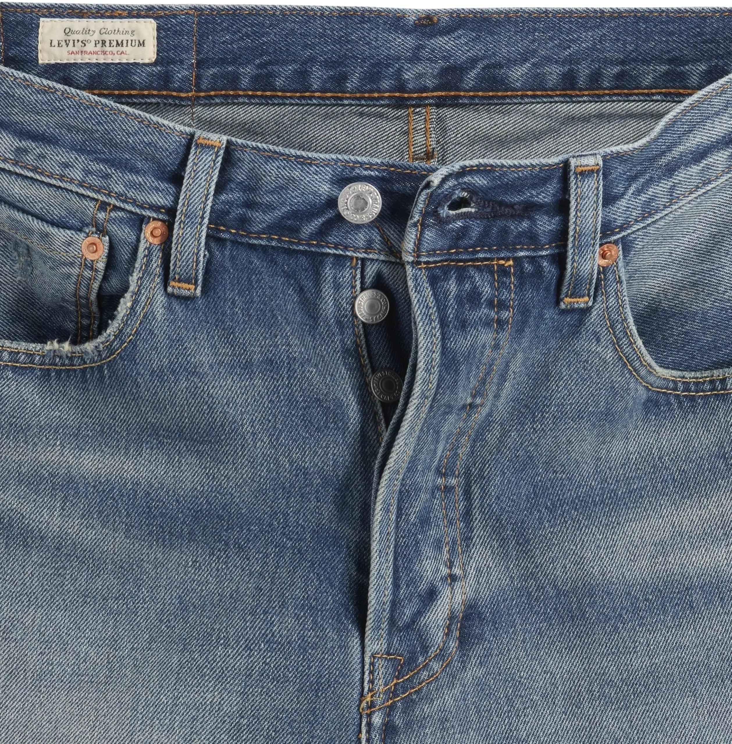 Levi's 501 Original Fit Jeans, Misty Lake, 29W / 32L - immagine 9