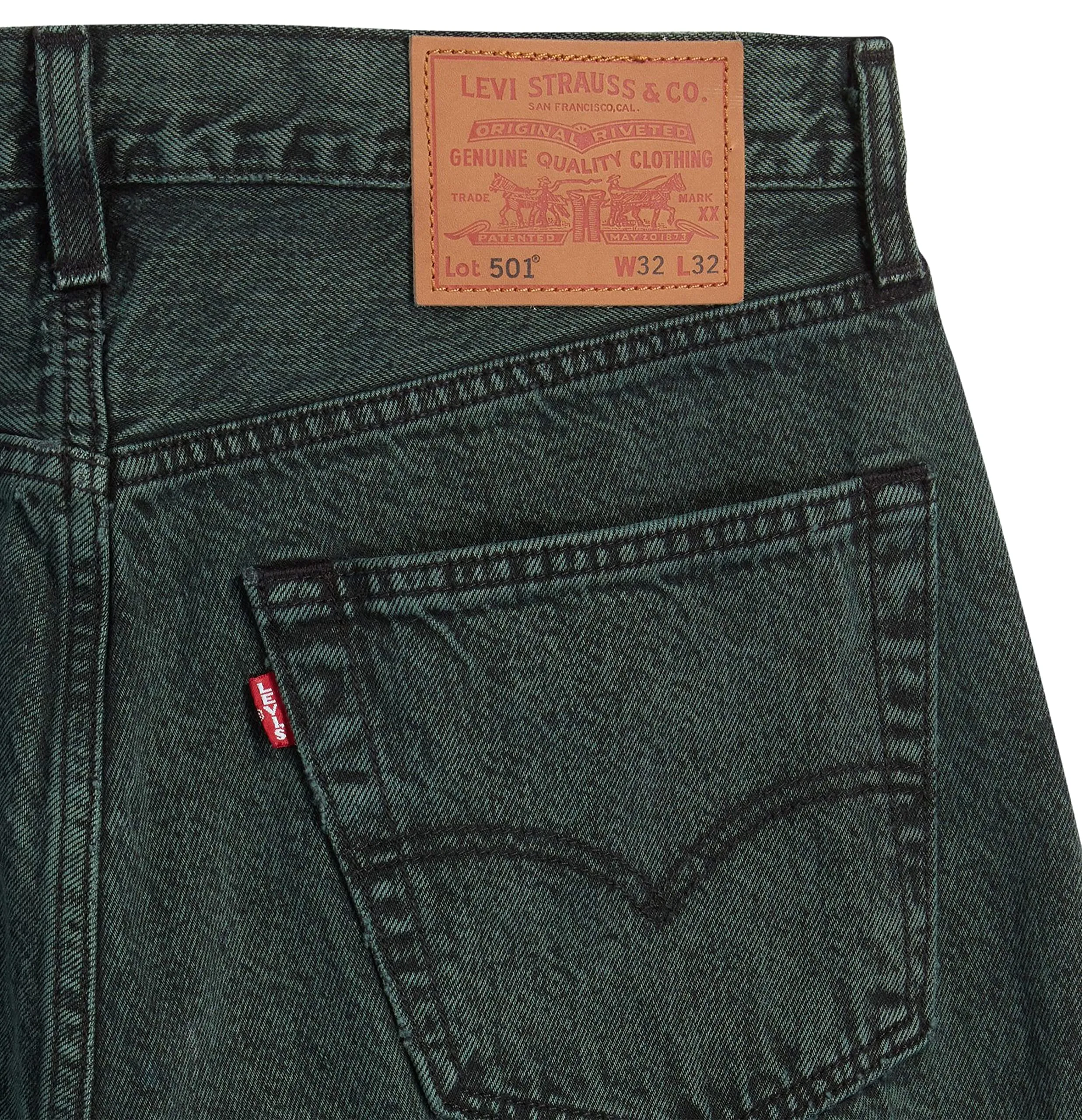 Levi's 501 Original Fit Jeans, Darkest Spruce Od Pant, 29W / 32L - immagine 5