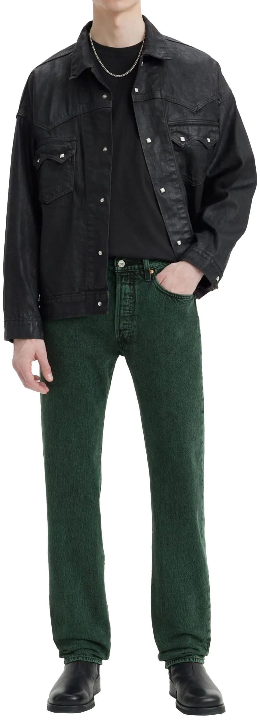 Levi's 501 Original Fit Jeans, Darkest Spruce Od Pant, 29W / 32L - immagine 7