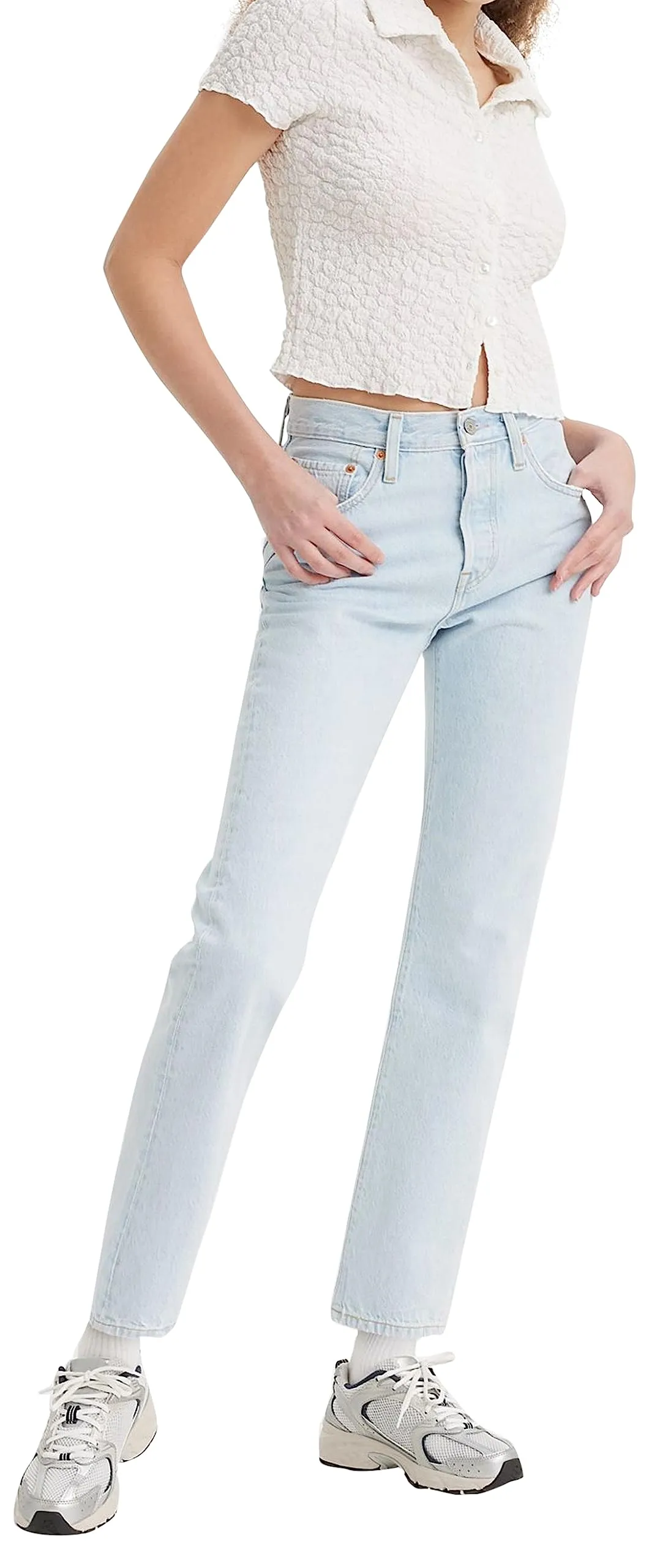 Levi's 501 Women's Jeans, Ice Cloud Lb, 30W / 32L - immagine 5