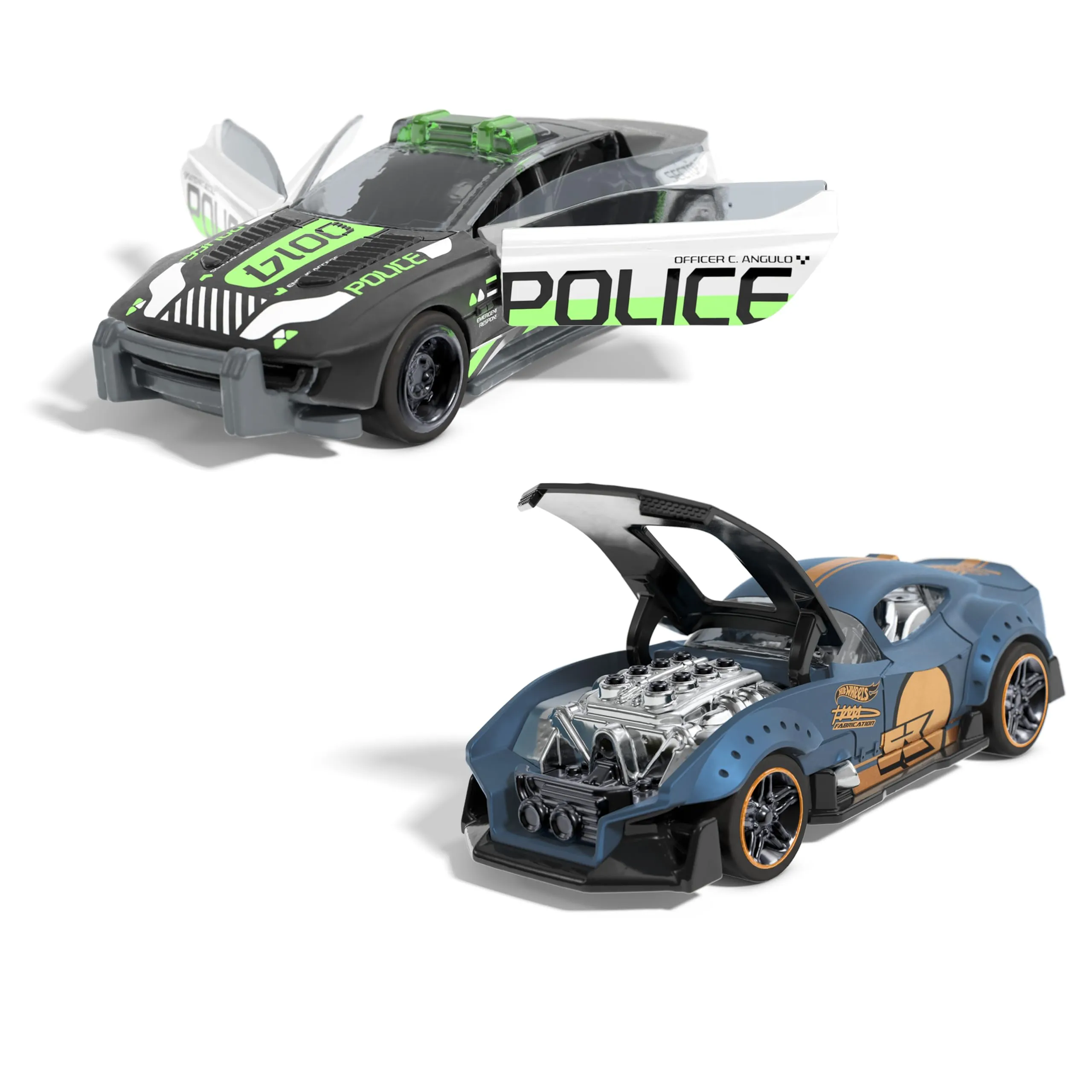 Hot Wheels Bolidi a Retrocarica, Set di 2 Macchinine in Scala 1:43, HPR91 - immagine 5