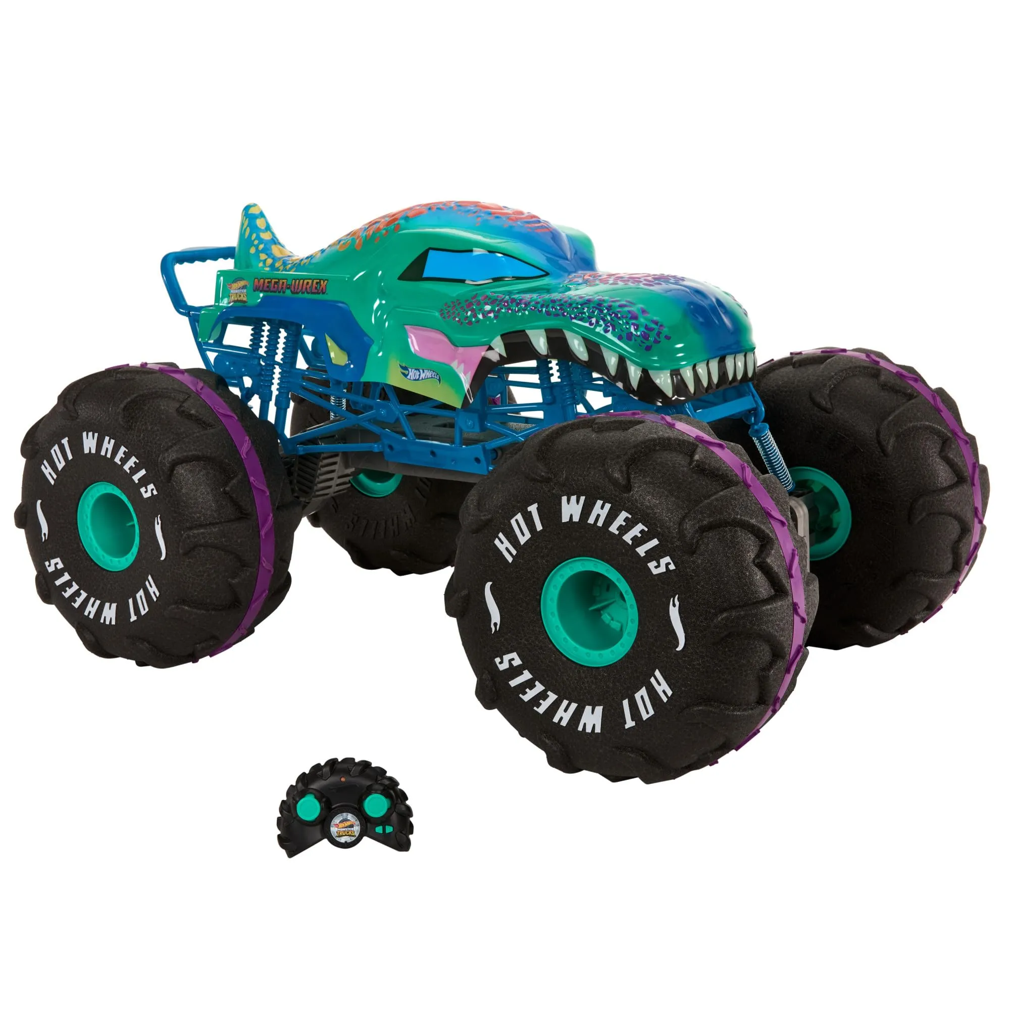 Hot Wheels Monster Trucks XL Mega-Wrex RC Vehicle 1:6 Scale - immagine 4