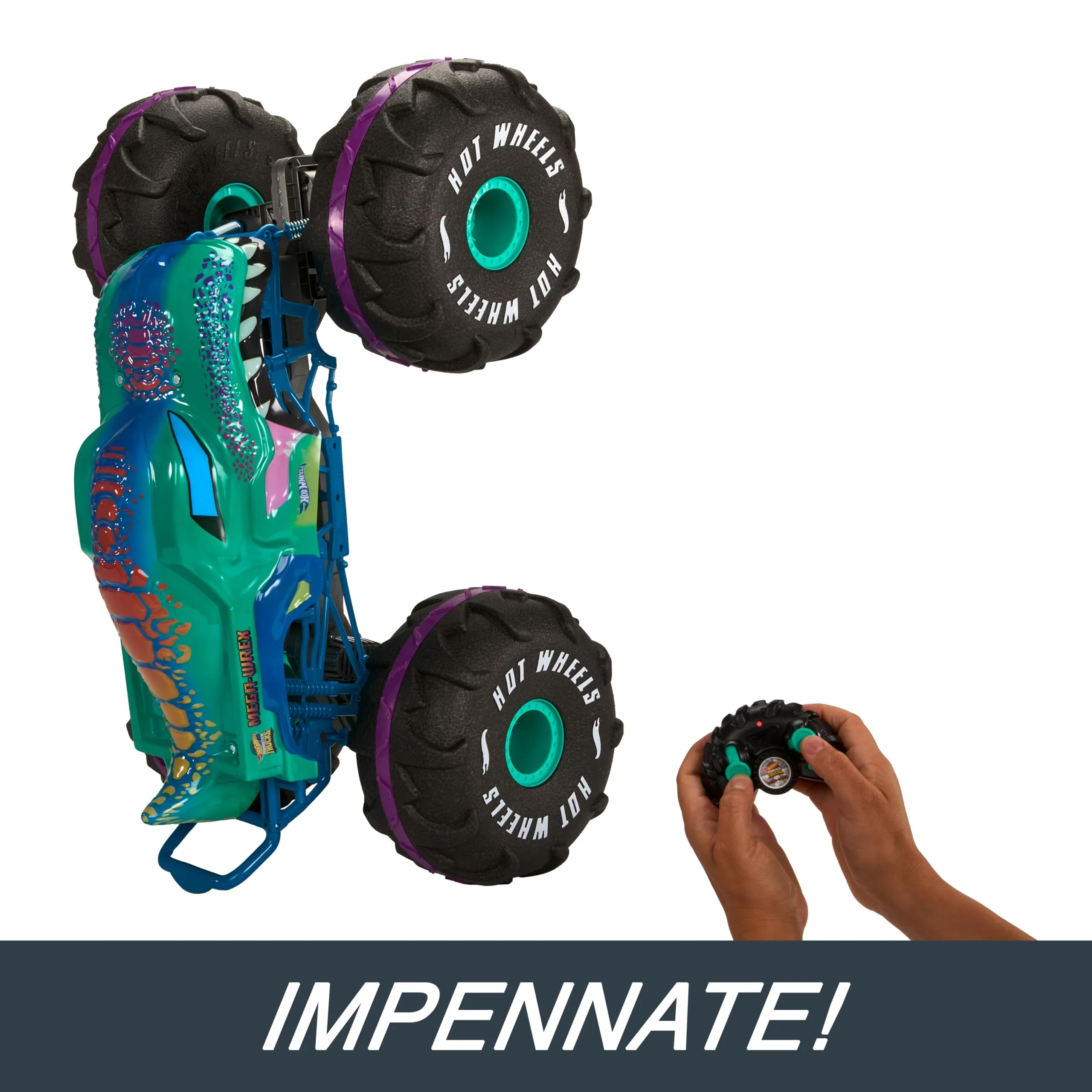 Hot Wheels Monster Trucks XL Mega-Wrex RC Vehicle 1:6 Scale - immagine 5
