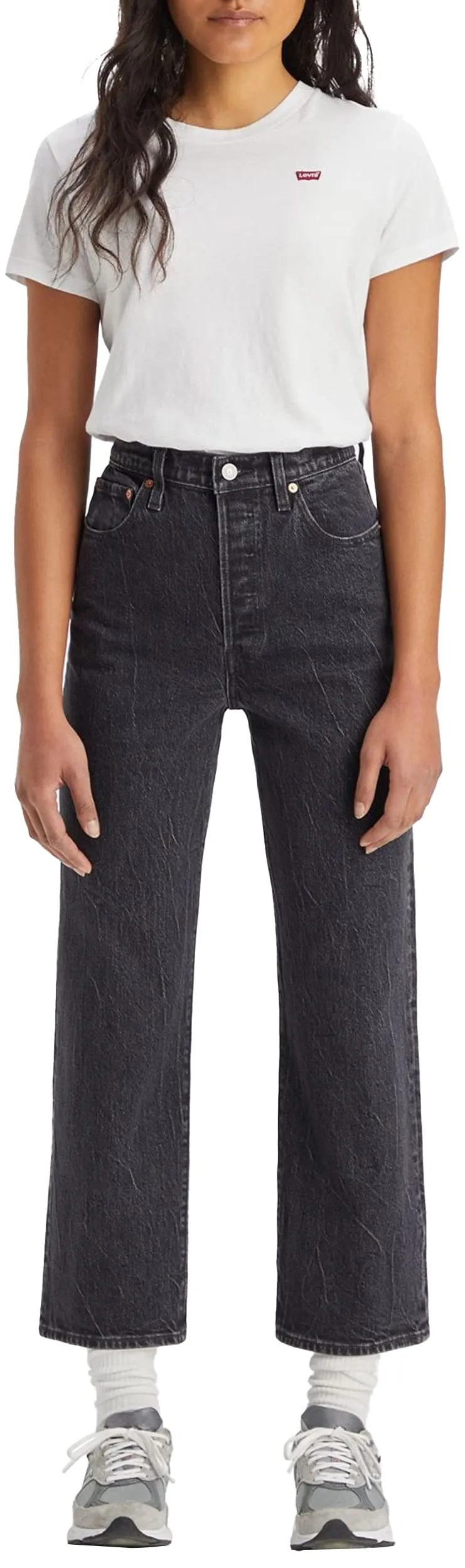 Levi's Ribcage Straight Ankle Jeans, Soda Spring, 28W / 29L - immagine 7
