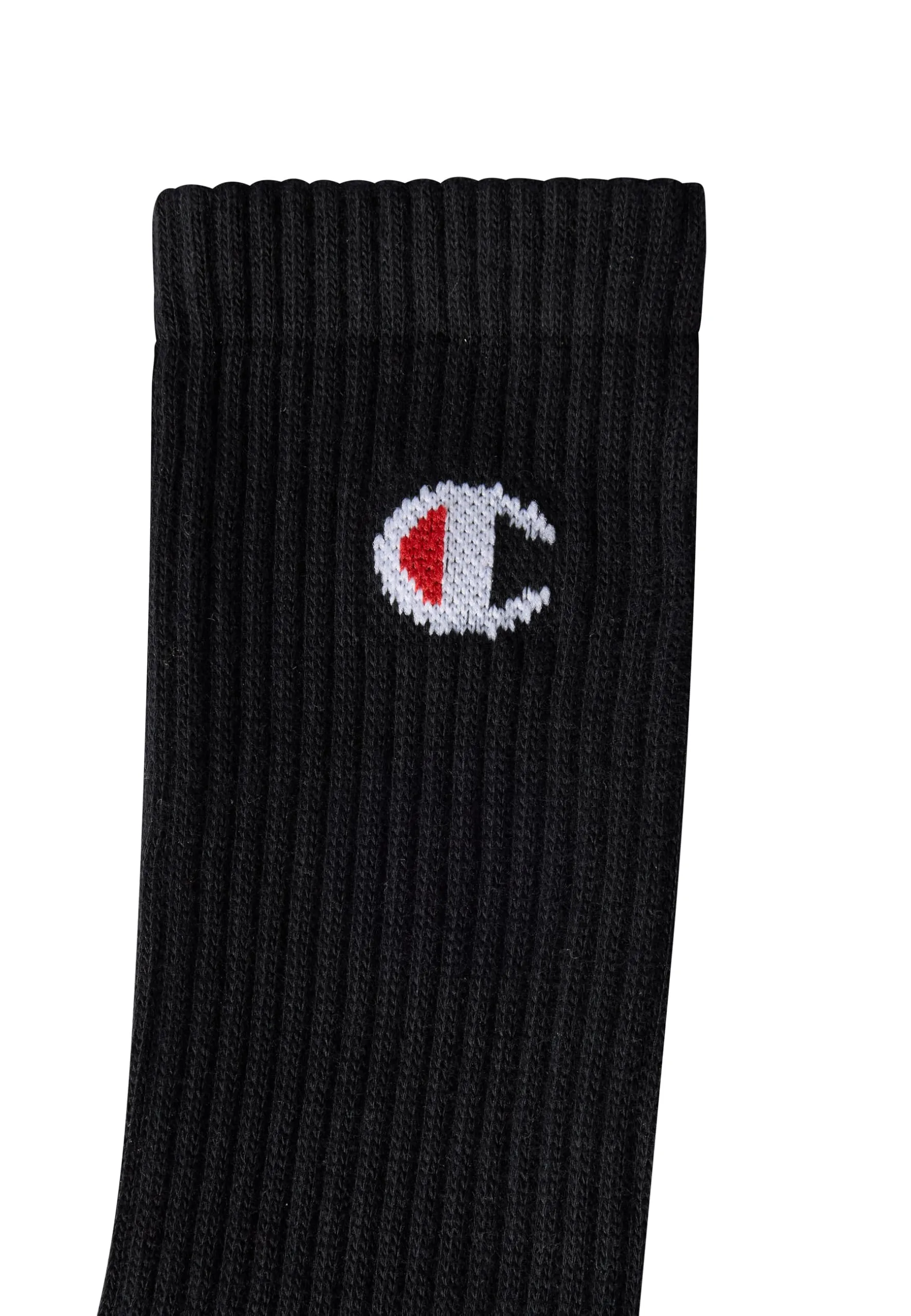 Champion Core 3PP Crew Socks, Unisex Adult, Black, 35-38 EU - immagine 2