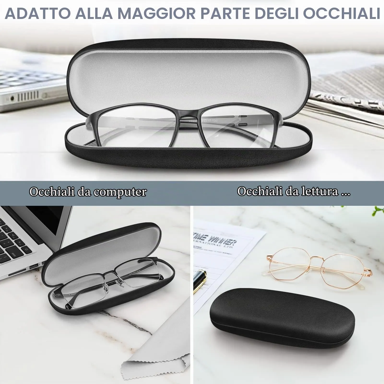 Fintie Custodia Occhiali Rigida Unisex - immagine 3