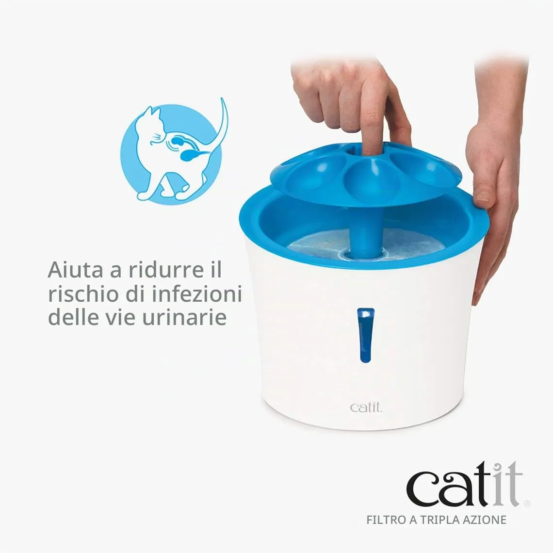 Catit Triple Action Set Filtri per Fontanelle, 5 Pezzi - immagine 2