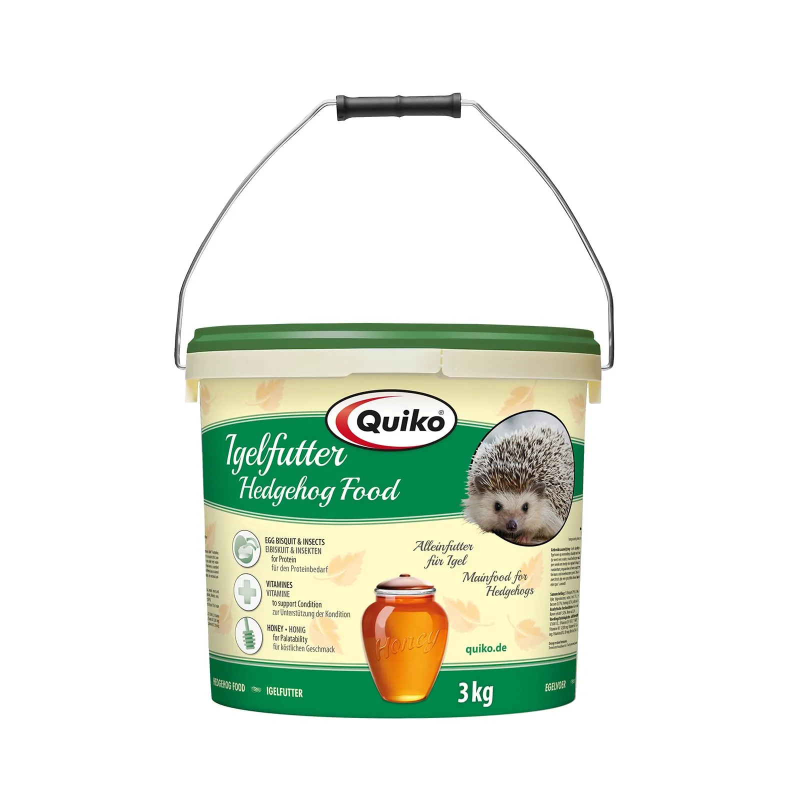 Quiko Cibo per Riccio con Insetti, Uova, Frutta e Bacche, 3 kg - immagine 1