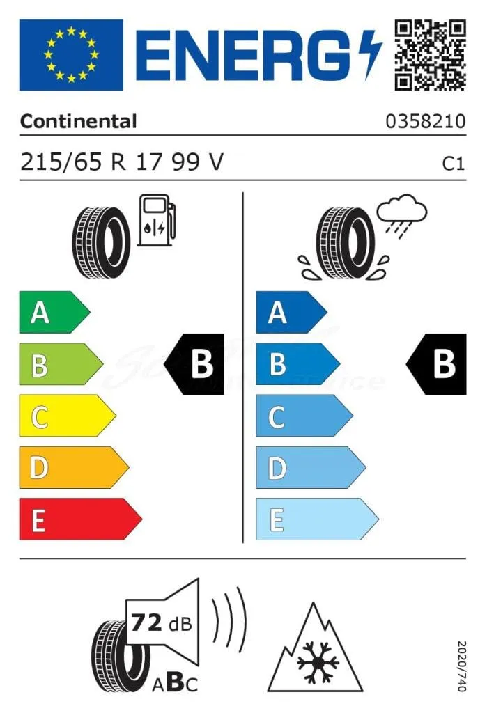Continental AllSeasonContact M+S 215/65R17 99V - immagine 2