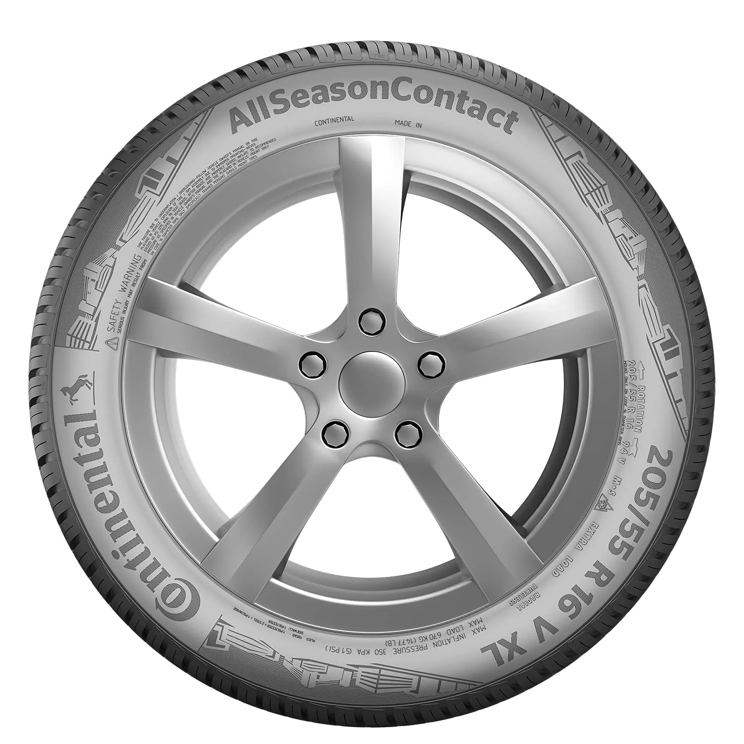 Continental AllSeasonContact 235/60 R17 102H - immagine 2