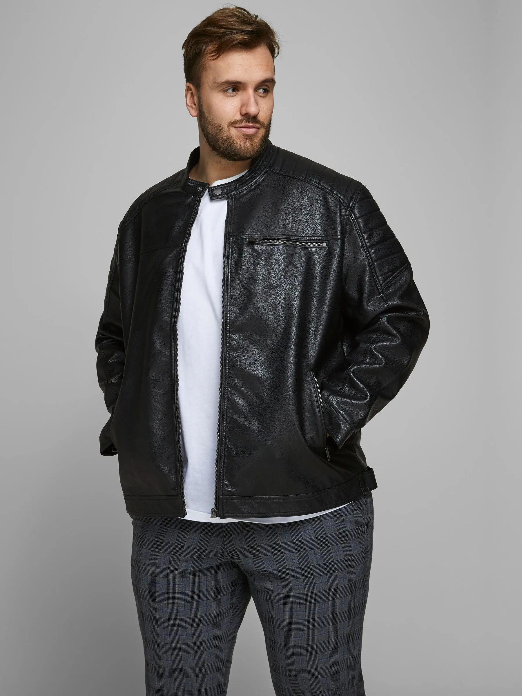 Jack & Jones Giacca Jjerocky Noos Ps leggera, Nero, 5XL - immagine 2