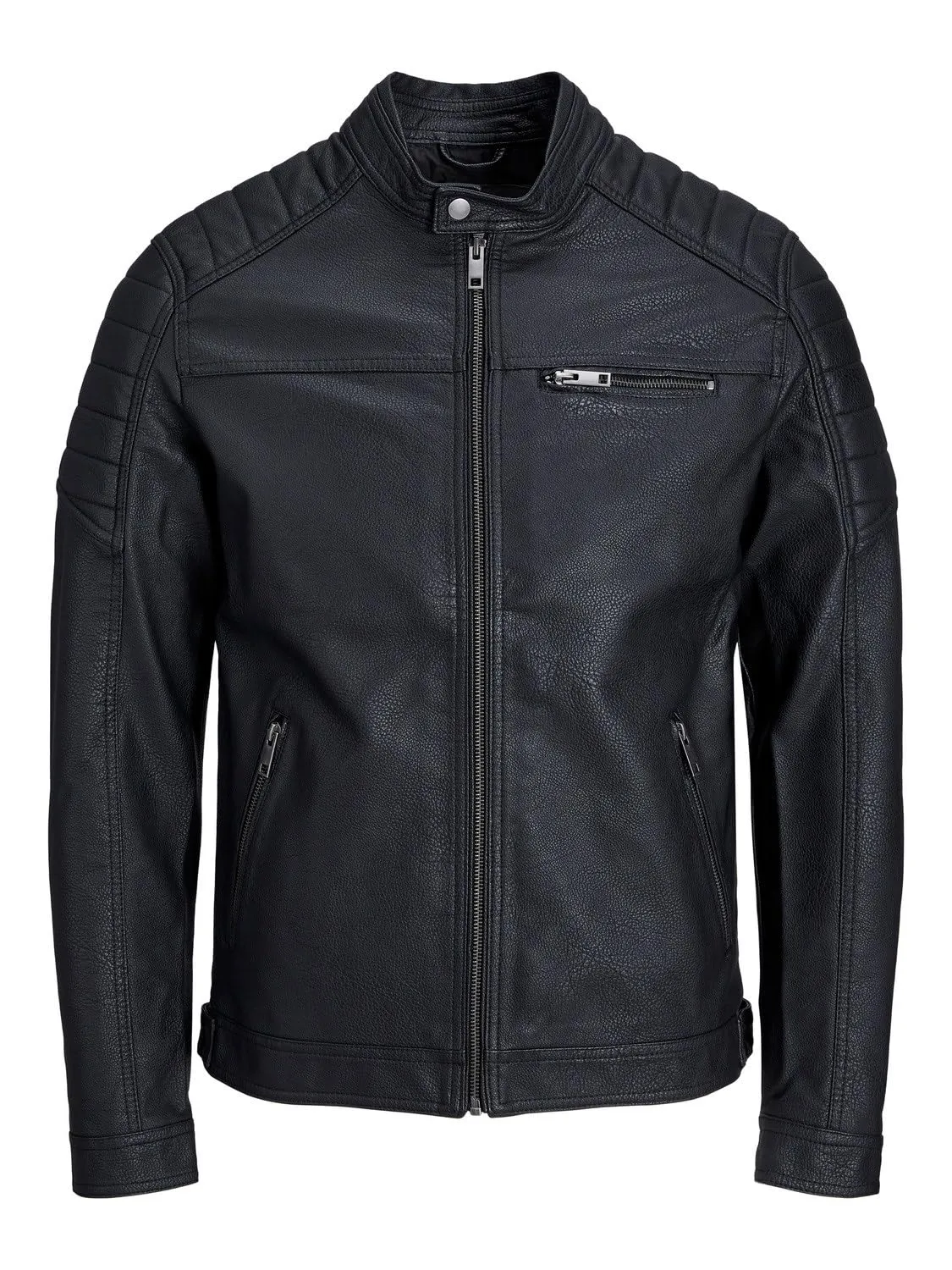 Jack & Jones Giacca in Finta Pelle Scamosciata - Black 1 - XXL - immagine 1