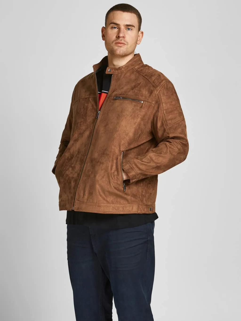 Jack & Jones Jcorocky Noos Giacca da Uomo, Marrone, XL - immagine 2