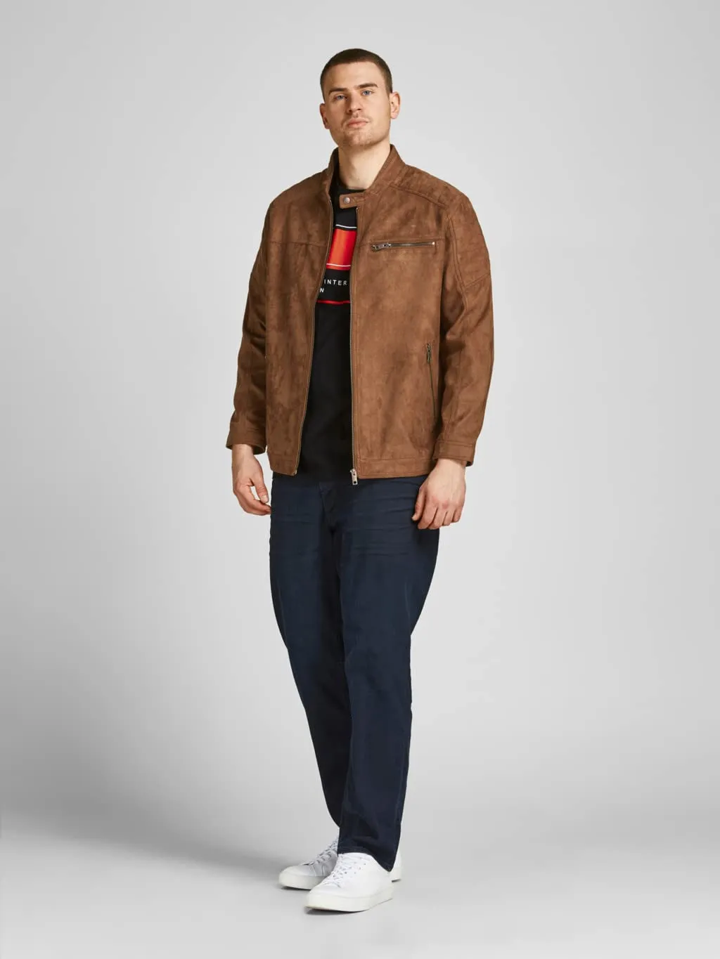 Jack & Jones Jcorocky Noos Giacca da Uomo, Marrone, XL - immagine 3