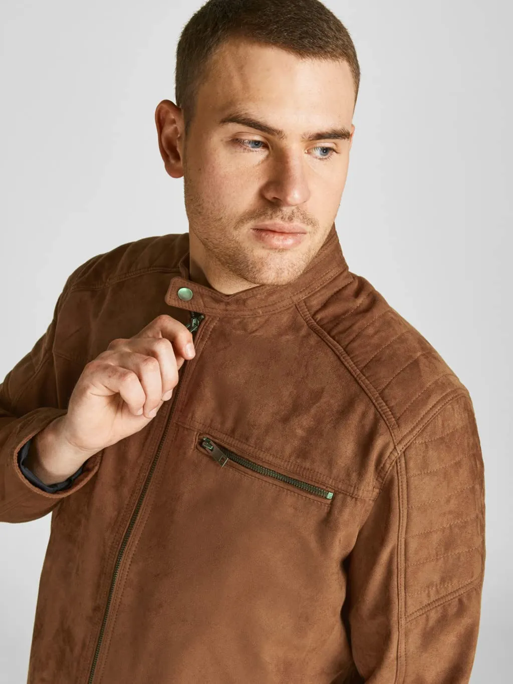 Jack & Jones Jcorocky Noos Giacca da Uomo, Marrone, XL - immagine 5