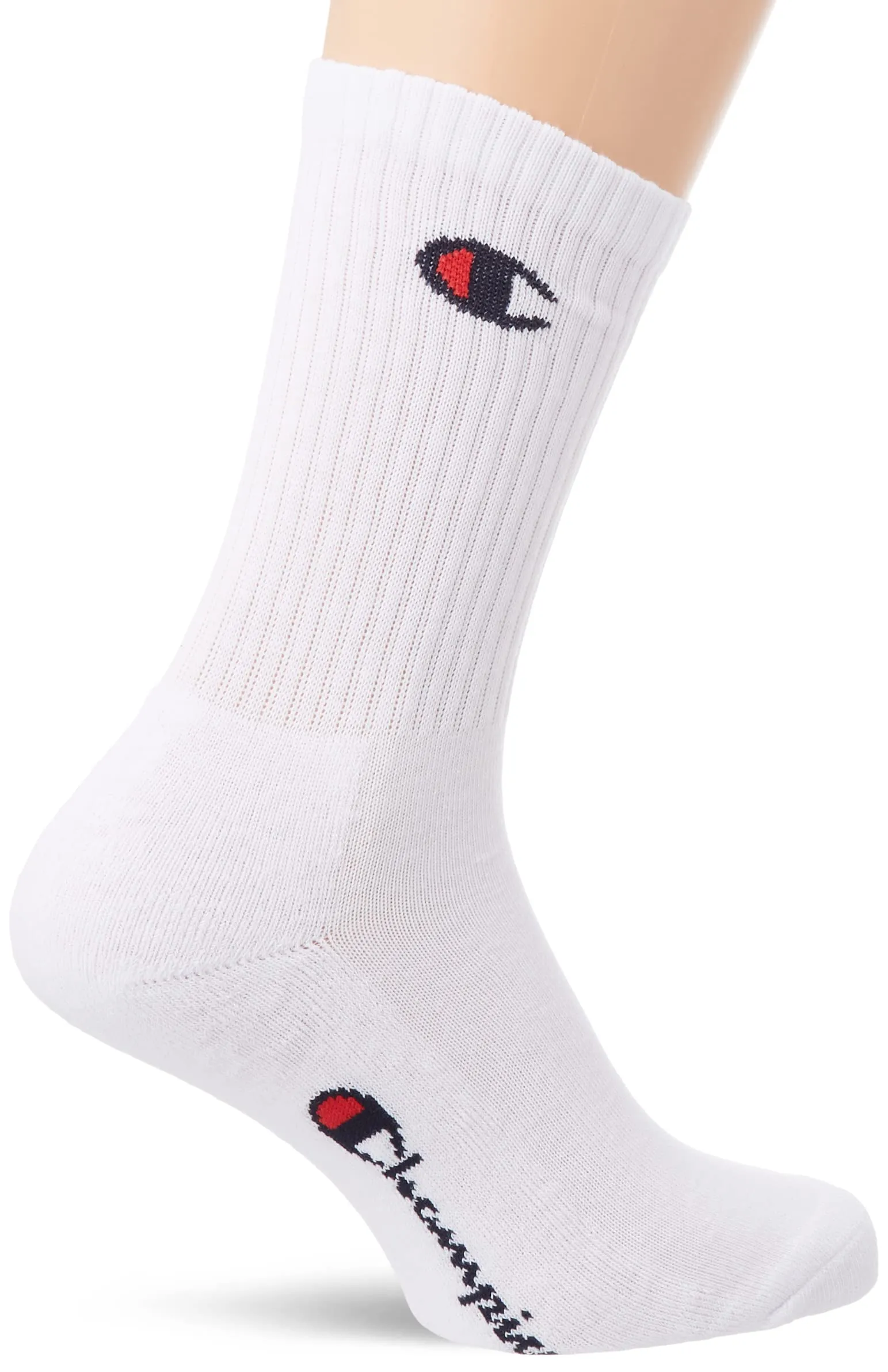 Champion Core 3PP Crew Socks, Unisex Adult, White, 43-46 EU - immagine 2